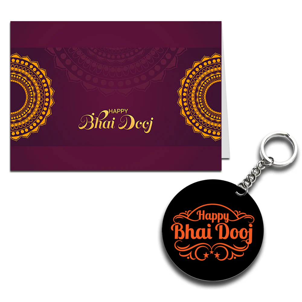 Happy Bhai Dooj  Printed Greeting Card