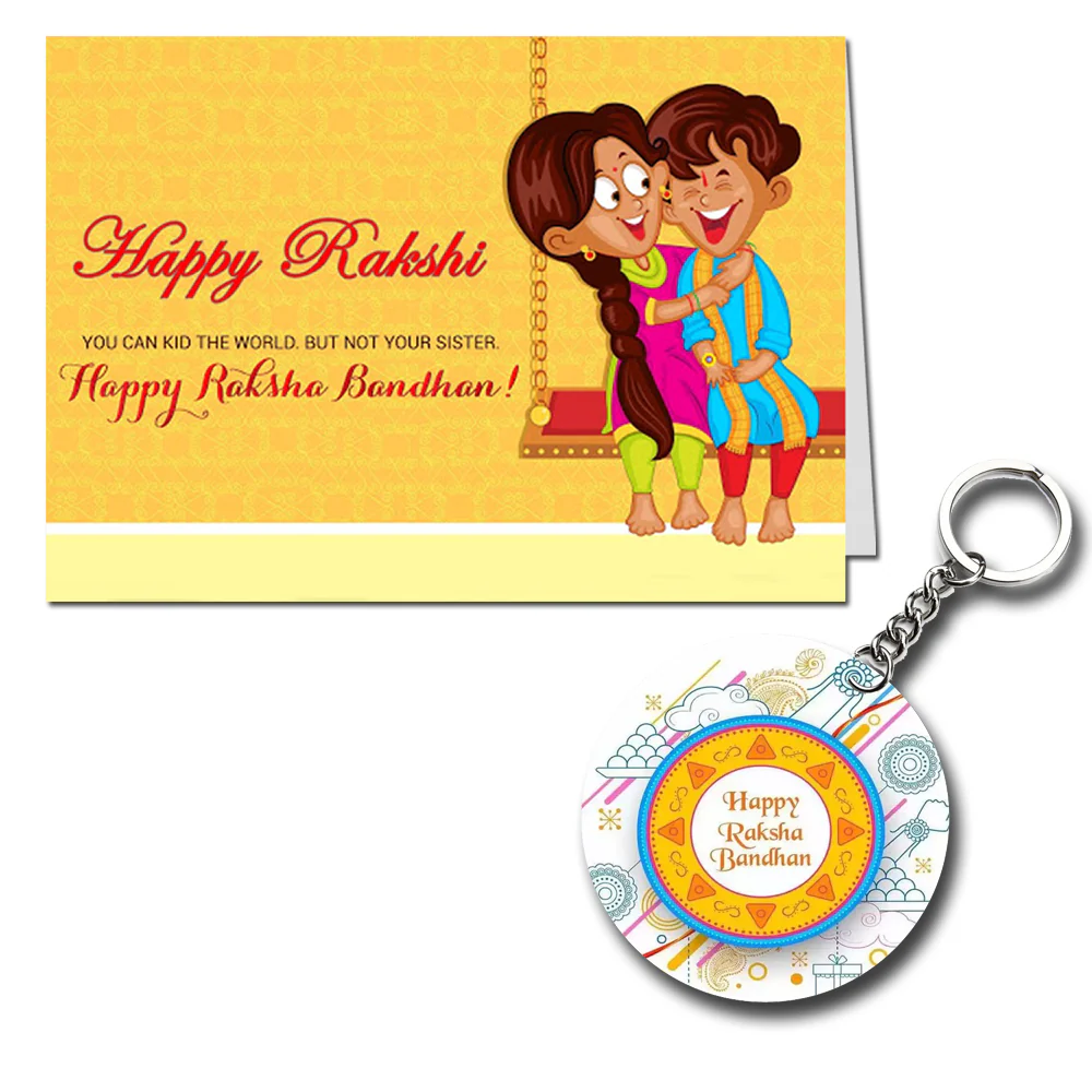 Happy Raksha Bandhan Printed Greeting Card - Image 6