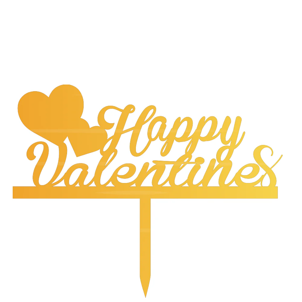 Happy Valentine's day cake topper - Image 2