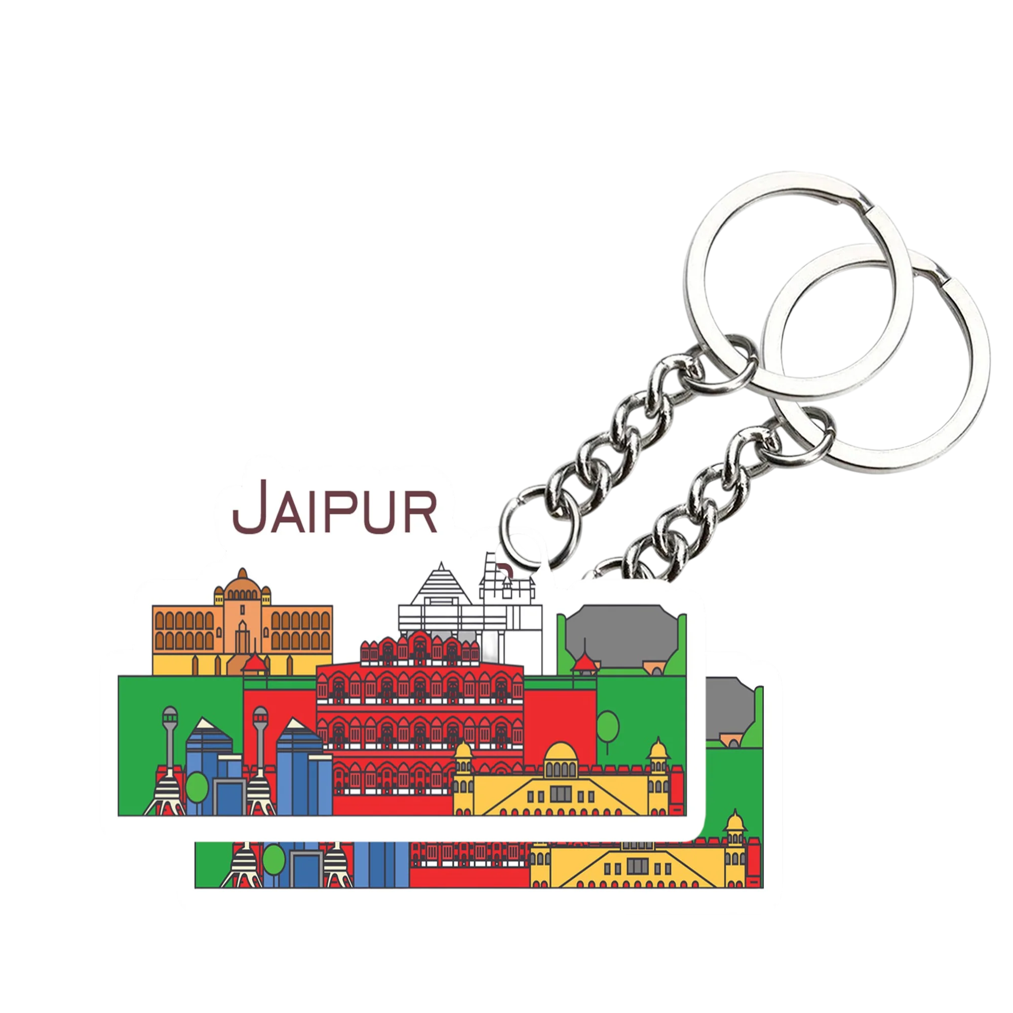 Jaipur Key chain ( Set of 2 ) - Image 2