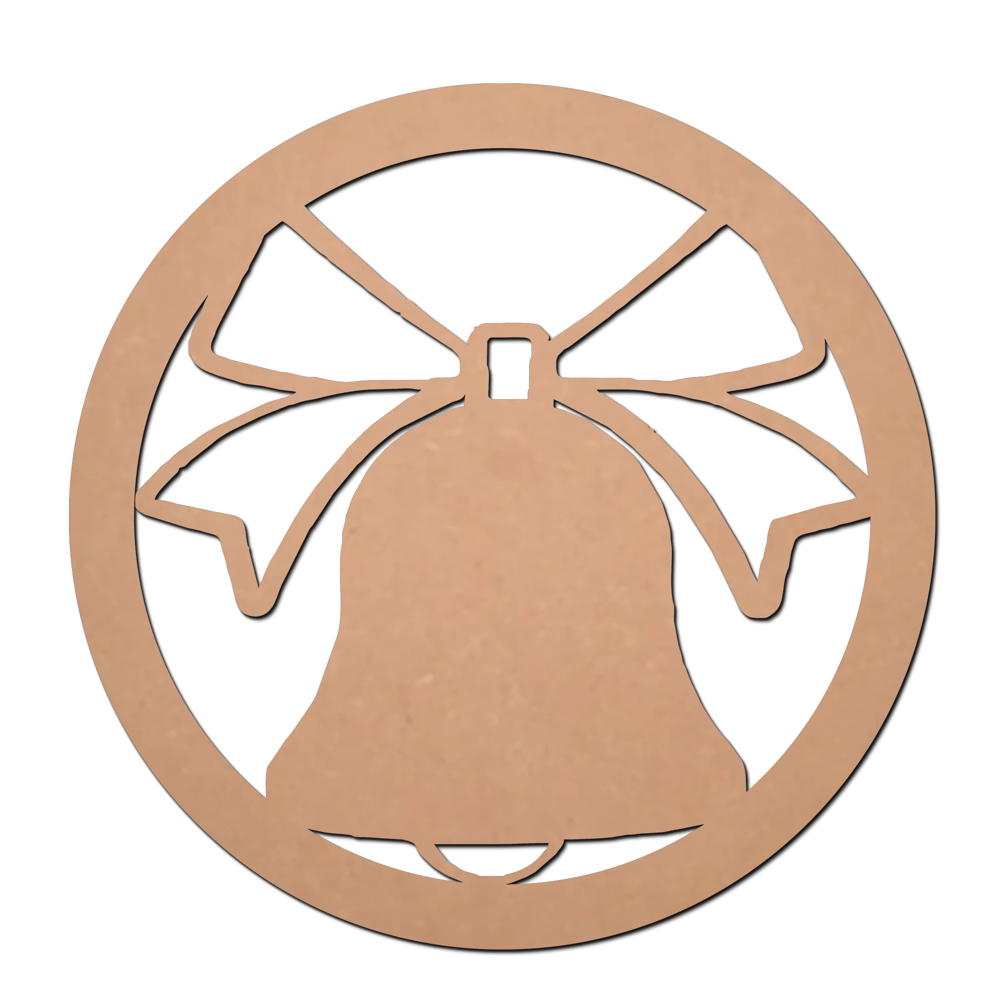Jingle Bell 2 MDF Cutouts for Art and Craft Work / Craft Shapes