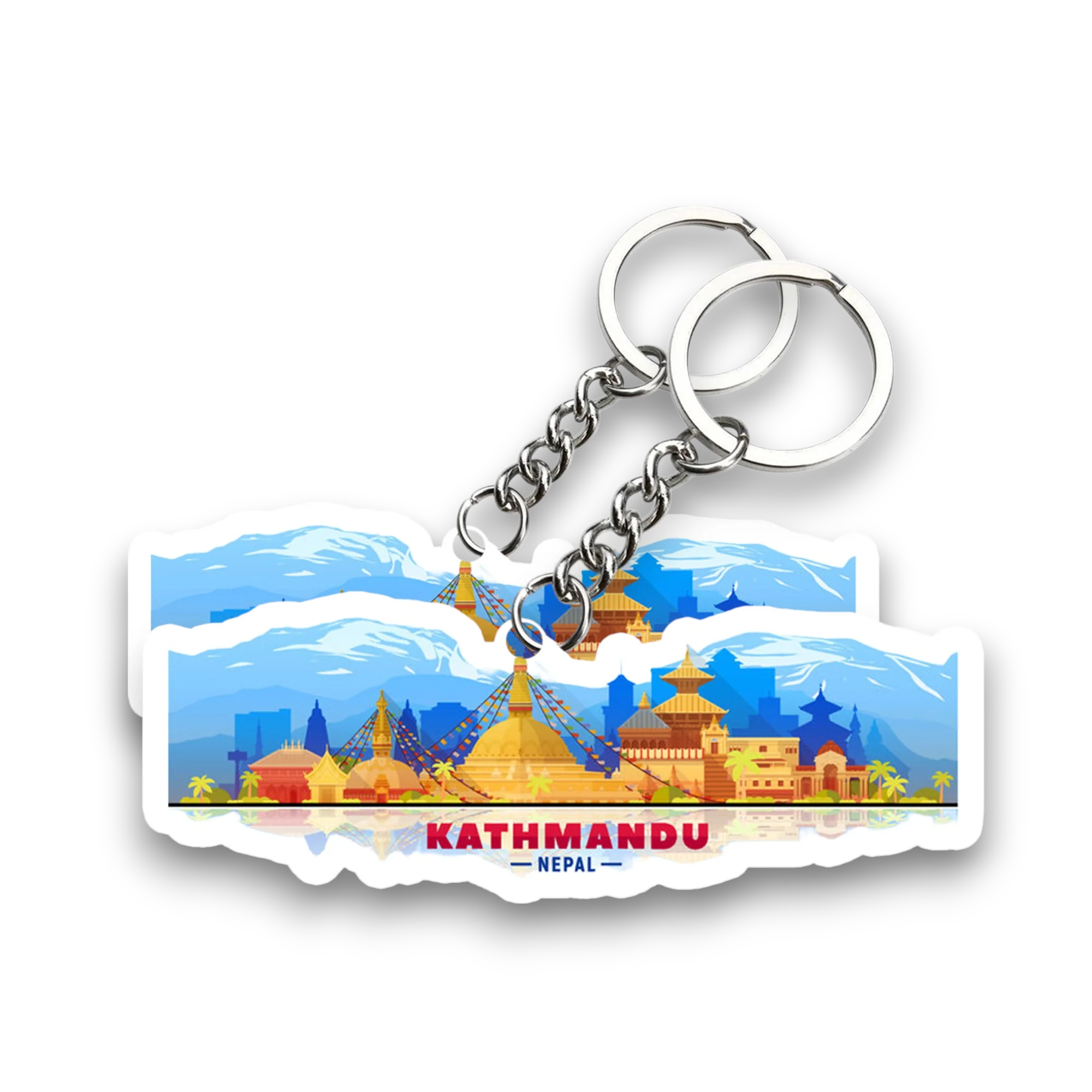 Katmandu Key chain ( Set of 2 ) - Image 2