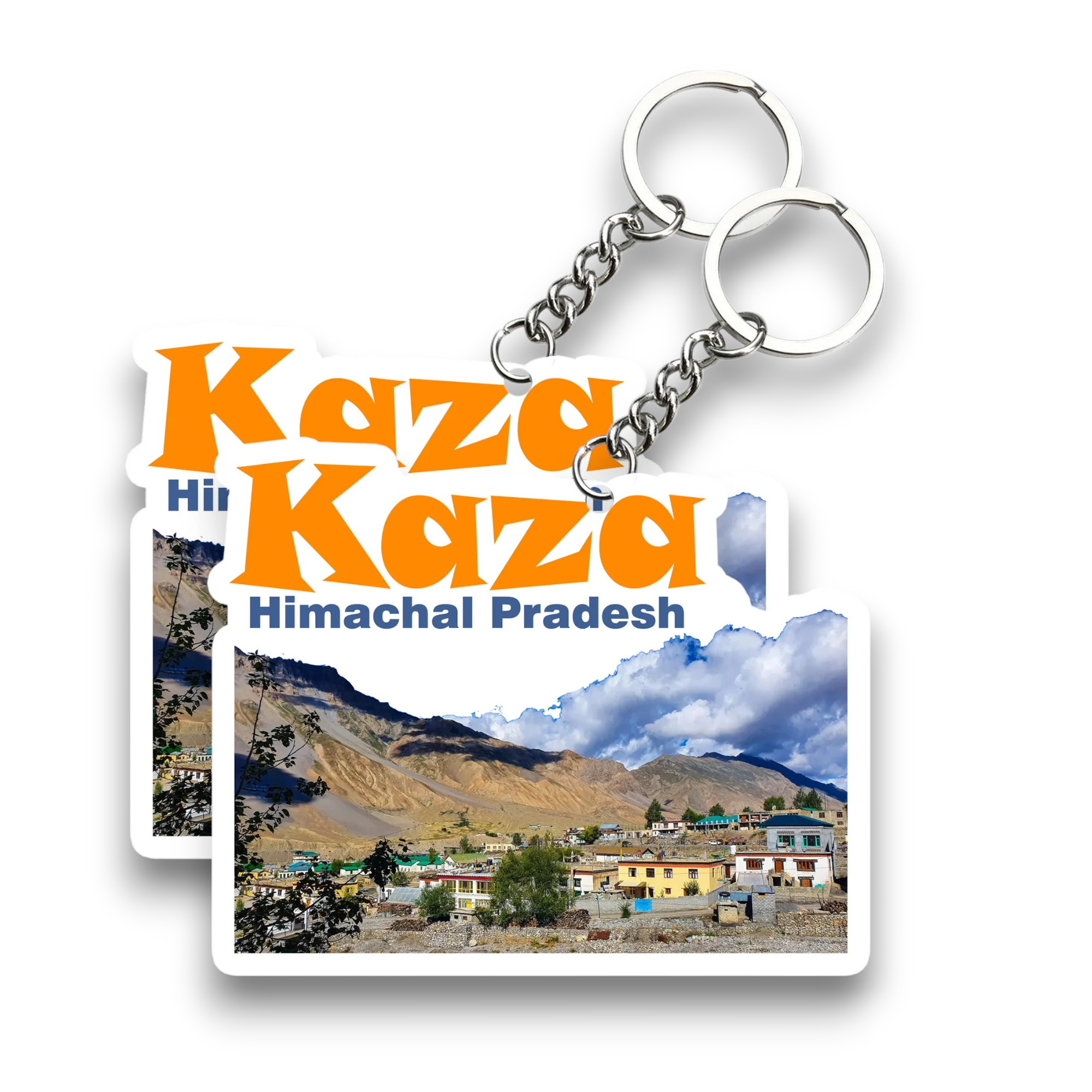 Kaza Himanchal Pradesh Key chain ( Set of 2 ) - Image 2