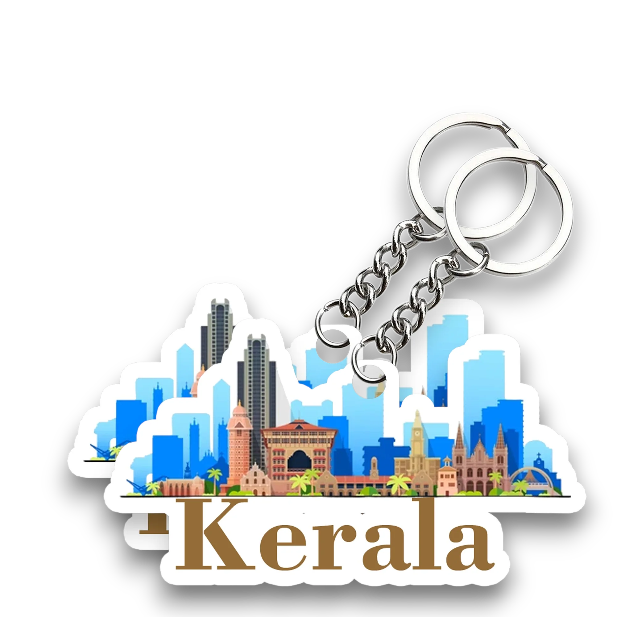 Kerala Key chain ( Set of 2 ) - Image 2