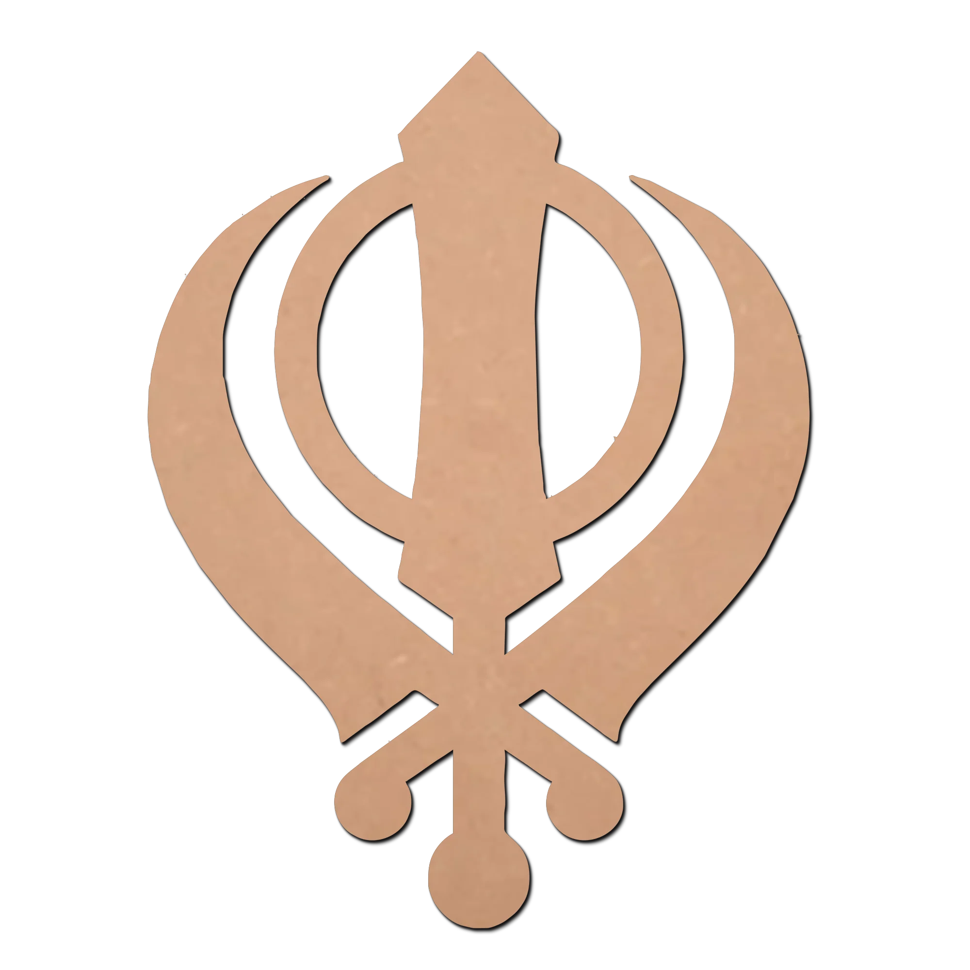 Khanda MDF Cutouts for Art and Craft Work / Craft Shapes