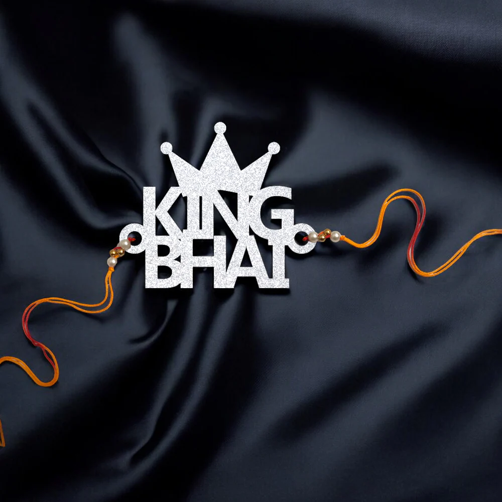 King Bhai Wooden Rakhi (King ) - Image 3