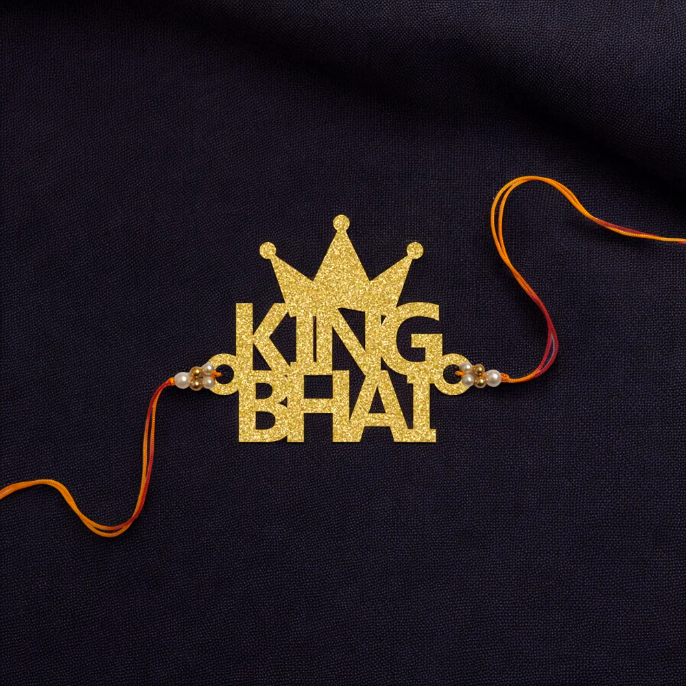 King Bhai Wooden Rakhi (King ) - Image 4