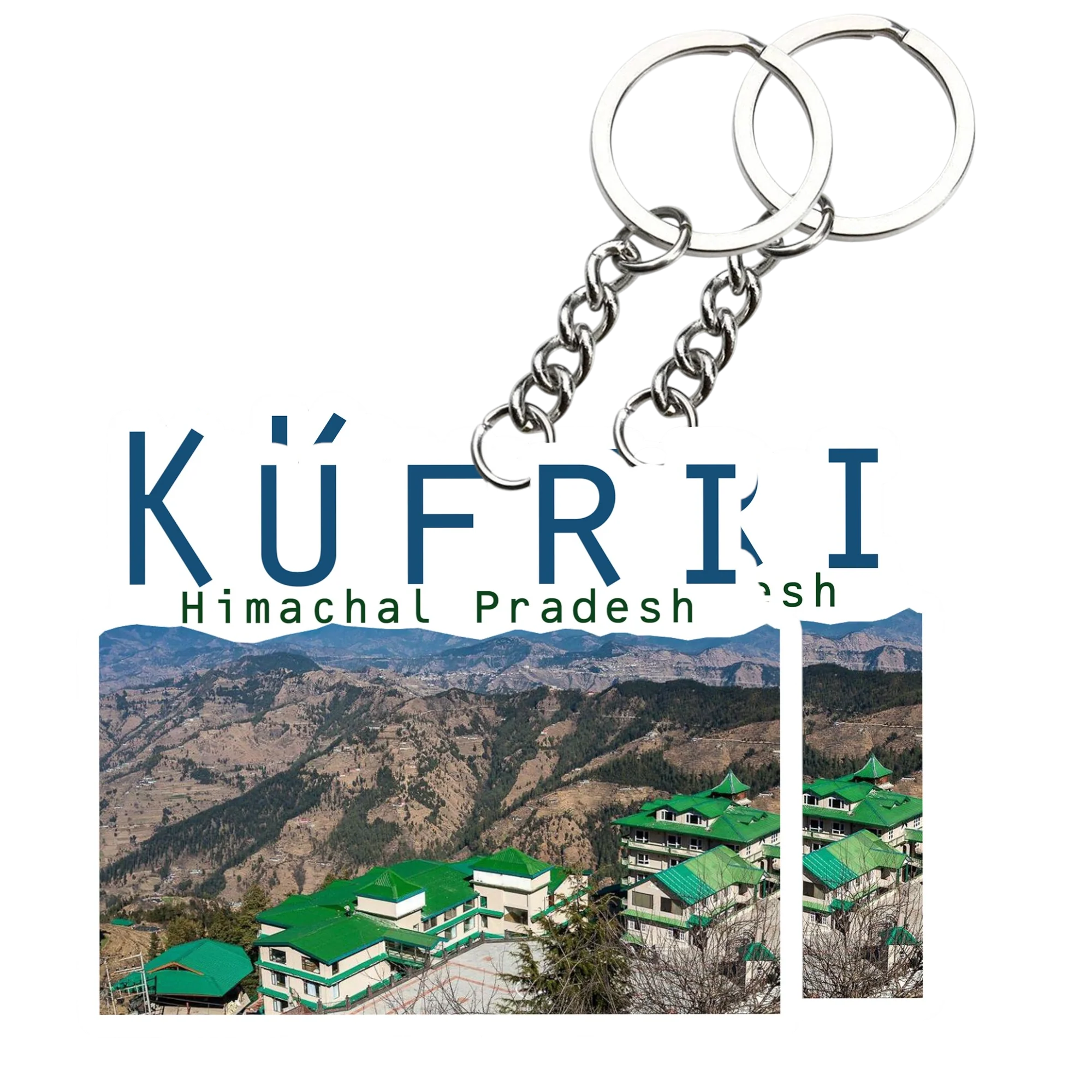 Kufri Himanchal Pradesh Key chain ( Set of 2 ) - Image 2