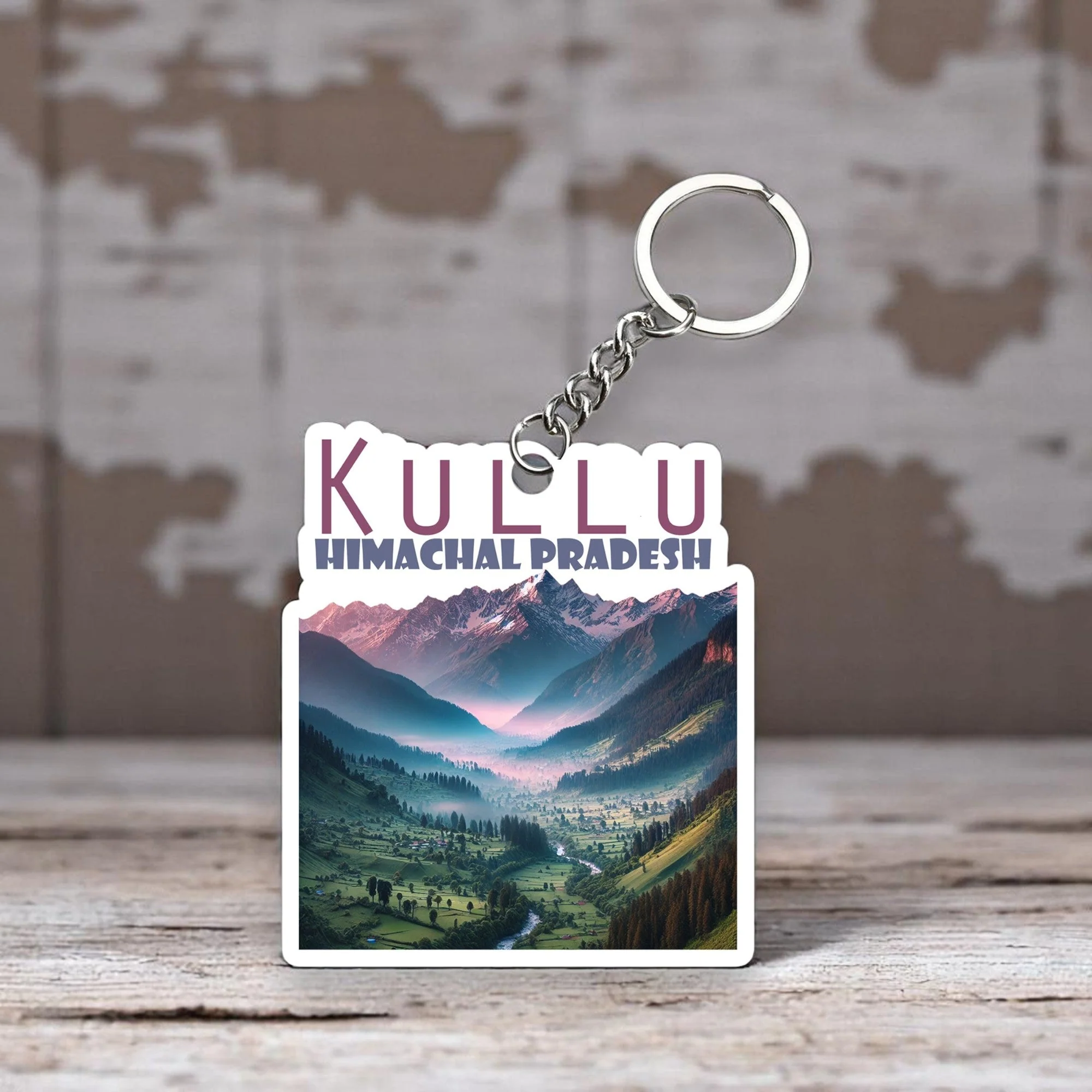 Kullu Himanchal Pradesh Key chain ( Set of 2 ) - Image 2