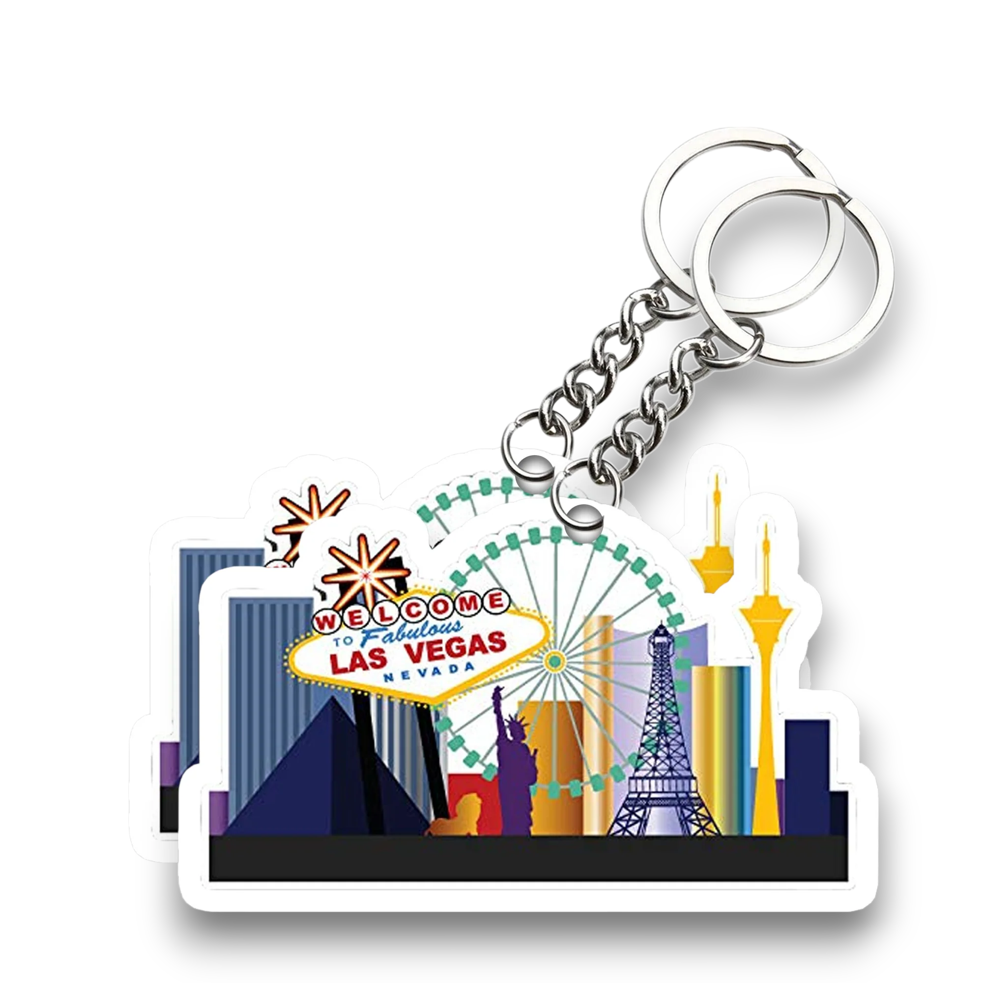 Las Vegas Key chain ( Set of 2 ) - Image 2