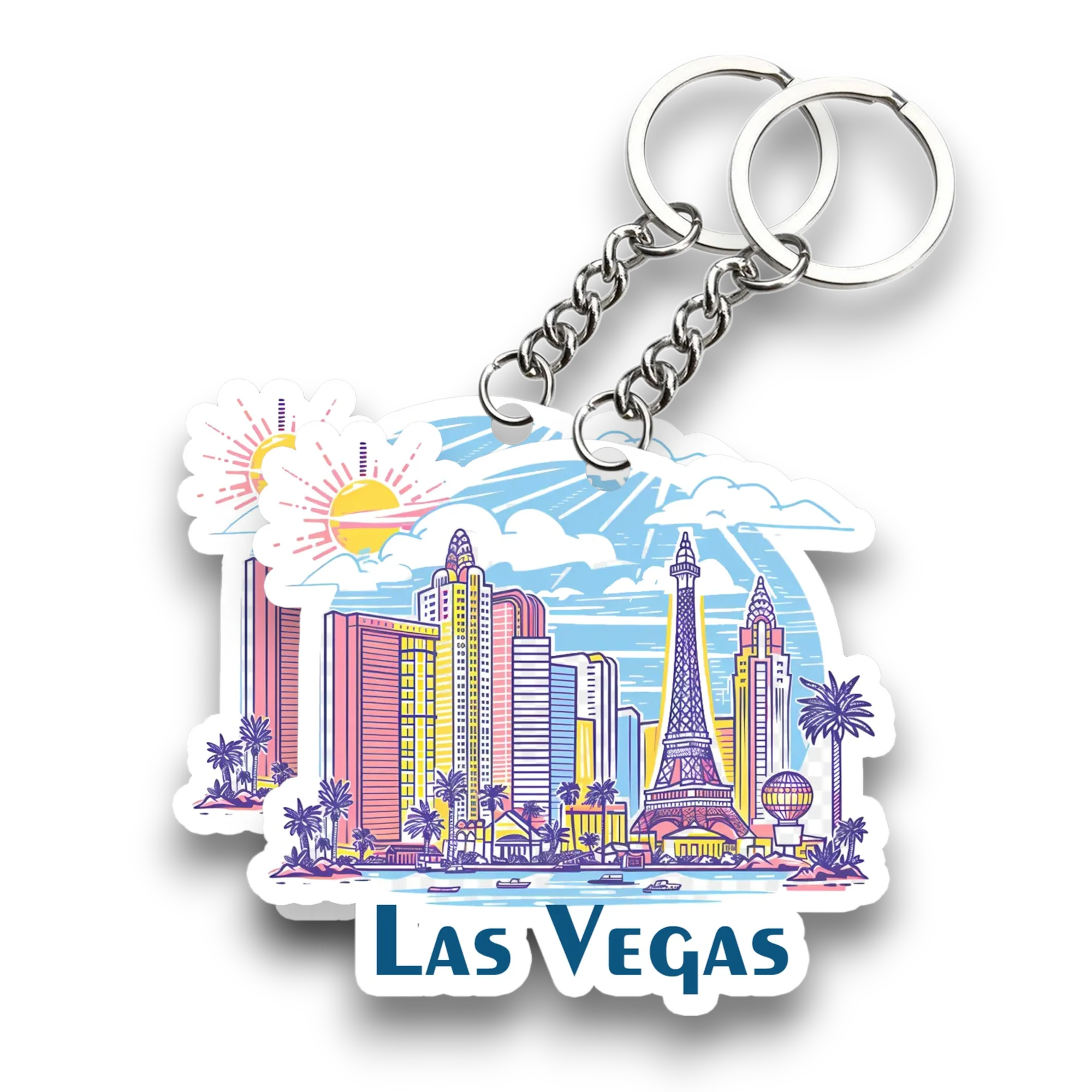 Las Vegas Key chain ( Set of 2 ) - Image 2