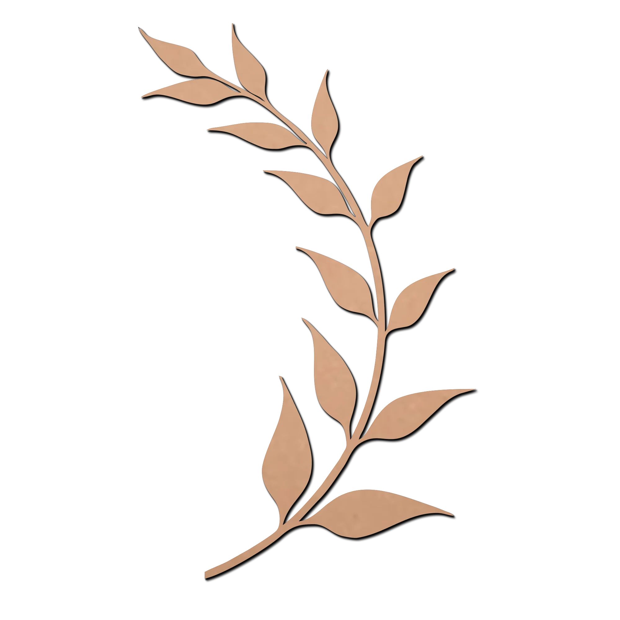 Leaf 2 MDF Cutouts for Art and Craft Work / Craft Shapes