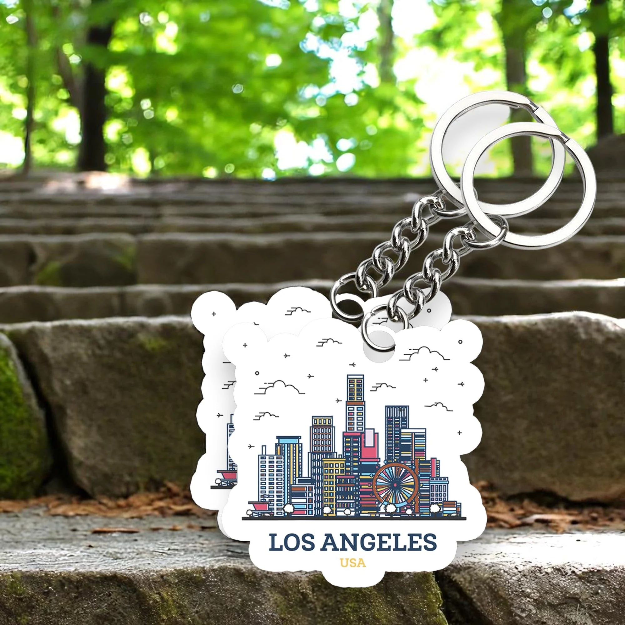 Los Angeles Key chain ( Set of 2 )