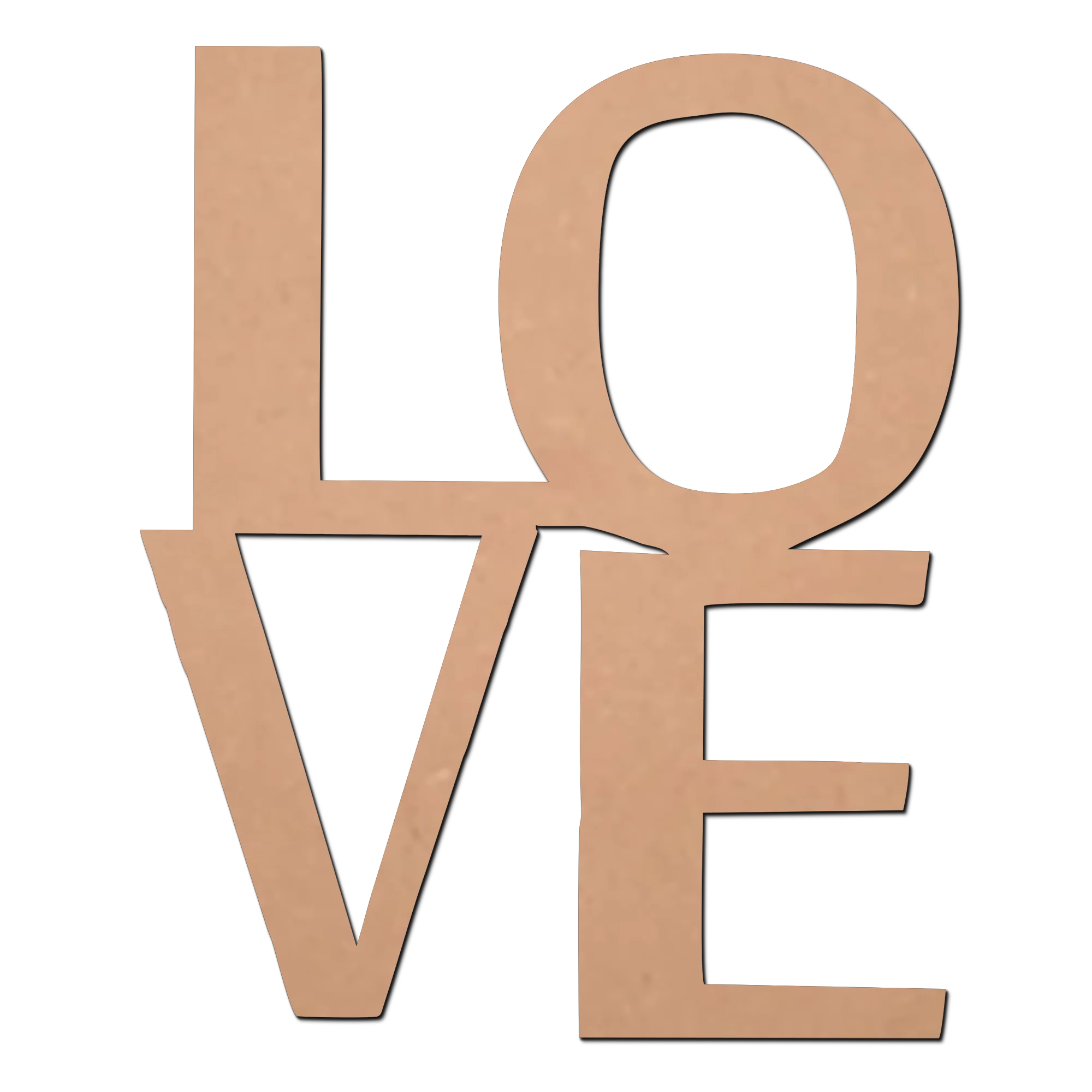 LOVE MDF Cutouts for Art and Craft Work / Craft Shapes