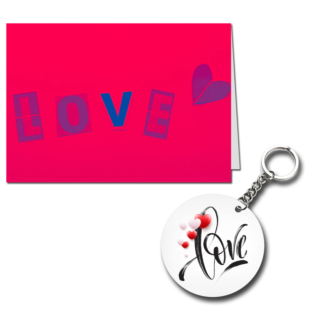 Love Printed Greeting Card