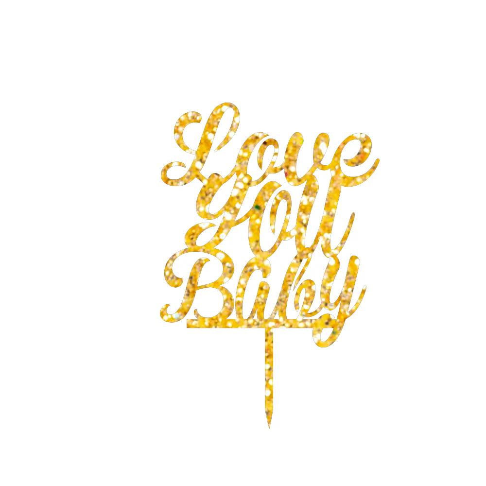 Love You Baby cake Topper - Image 3