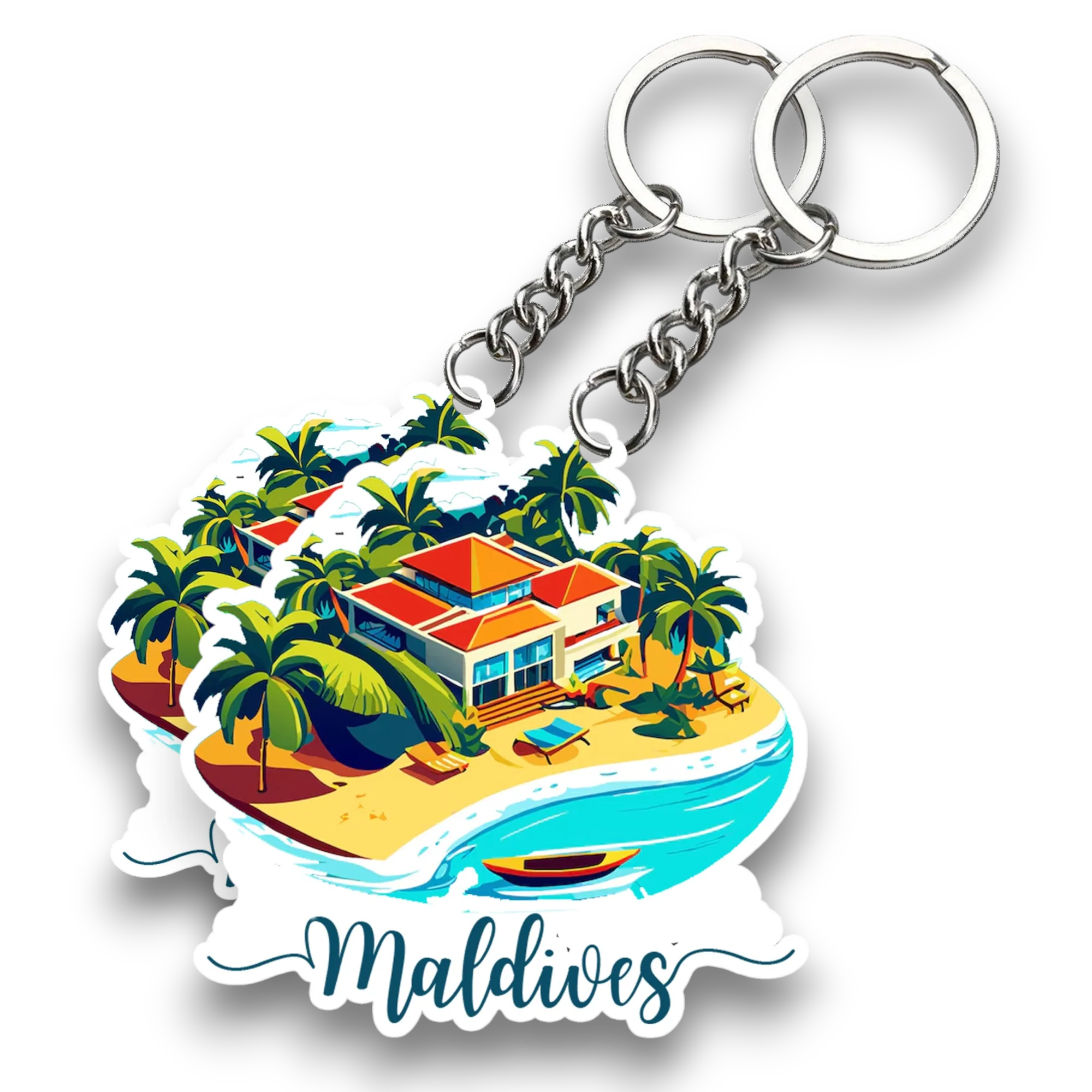 Maldives   Key chain ( Set of 2 ) - Image 2