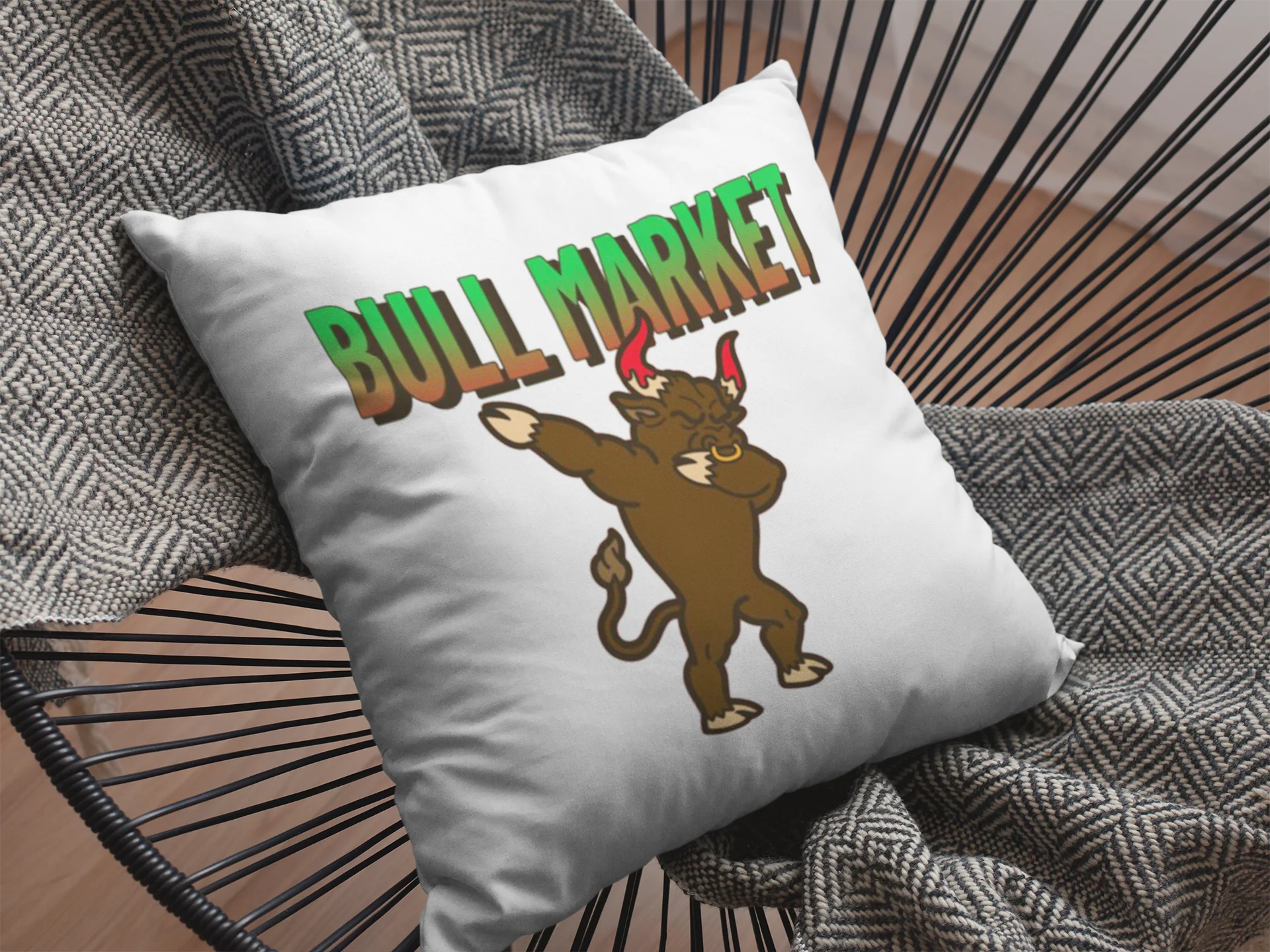 Market Printed Cushion - Image 2