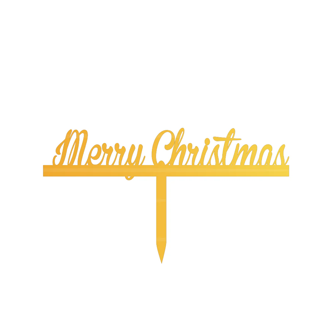 Marry Christmas cake topper - Image 2