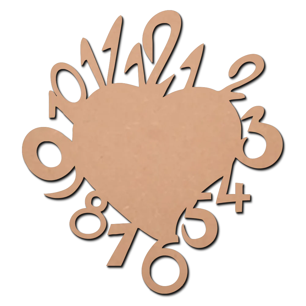 MDF Designer Cut Clock Base 02