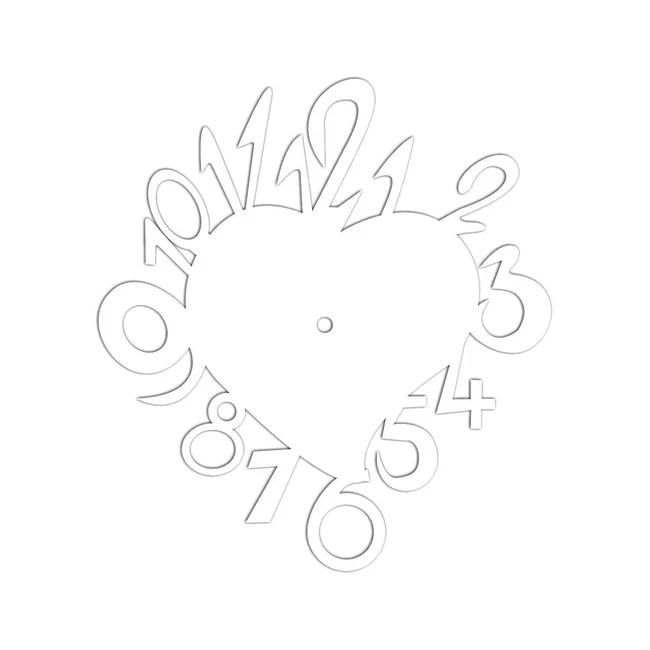 MDF Designer Cut Clock Base 02 - Image 2