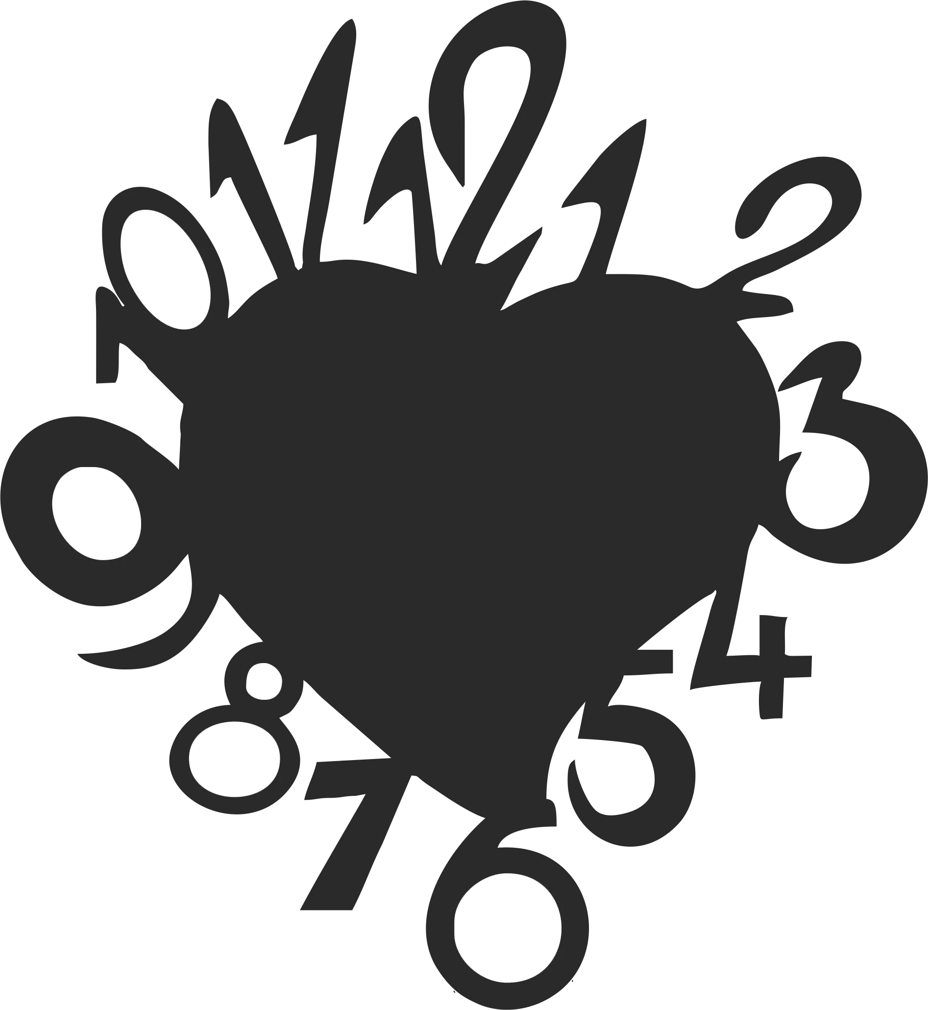MDF Designer Cut Clock Base 02 - Image 3
