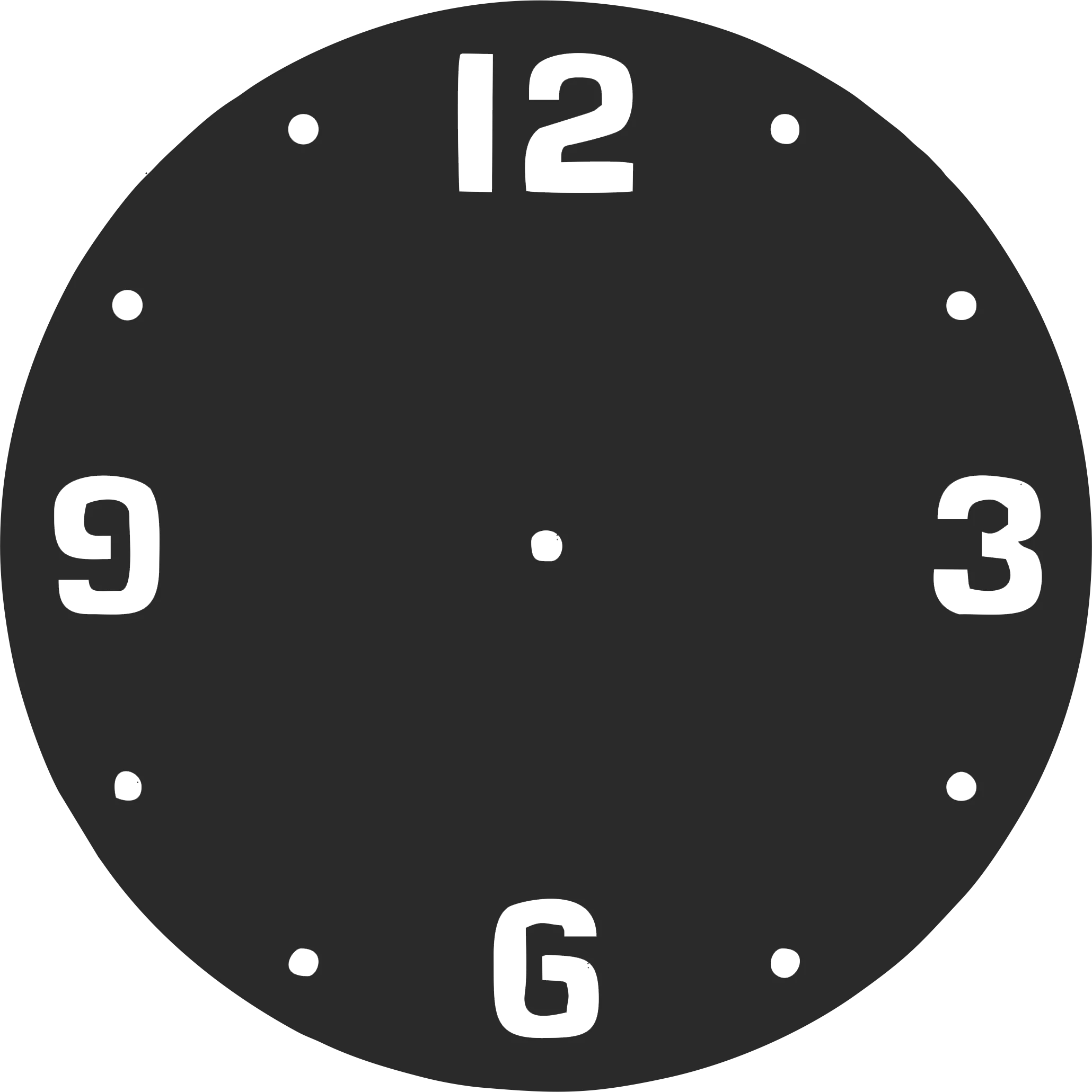 MDF Designer Cut Clock Base - Image 2