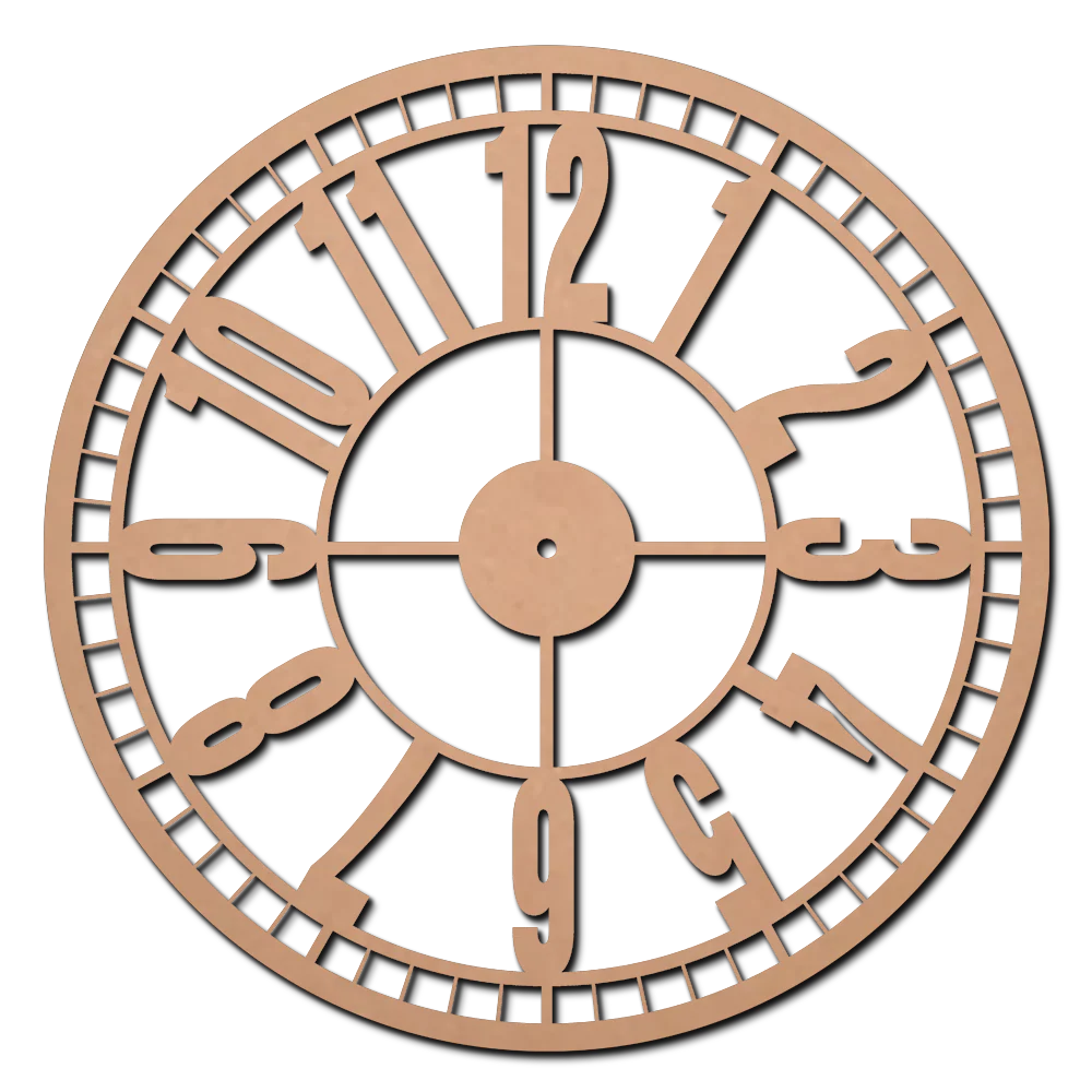 MDF Number Clock Base