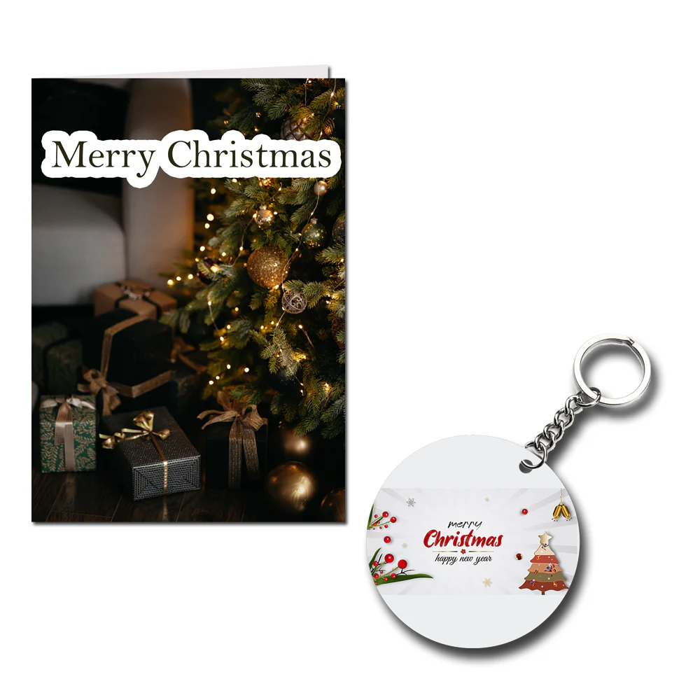 Merry Christmas Printed Greeting Card