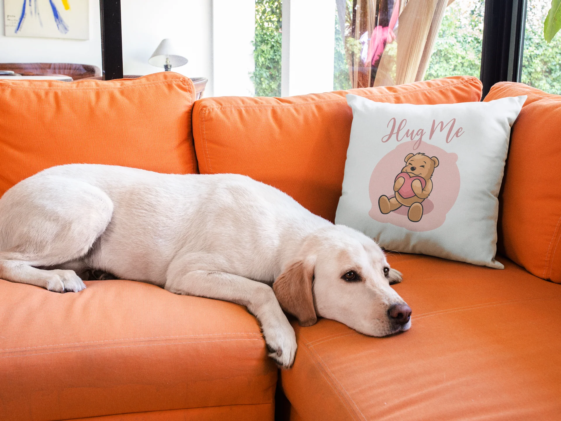 Hug Me Printed Cushion - Image 3