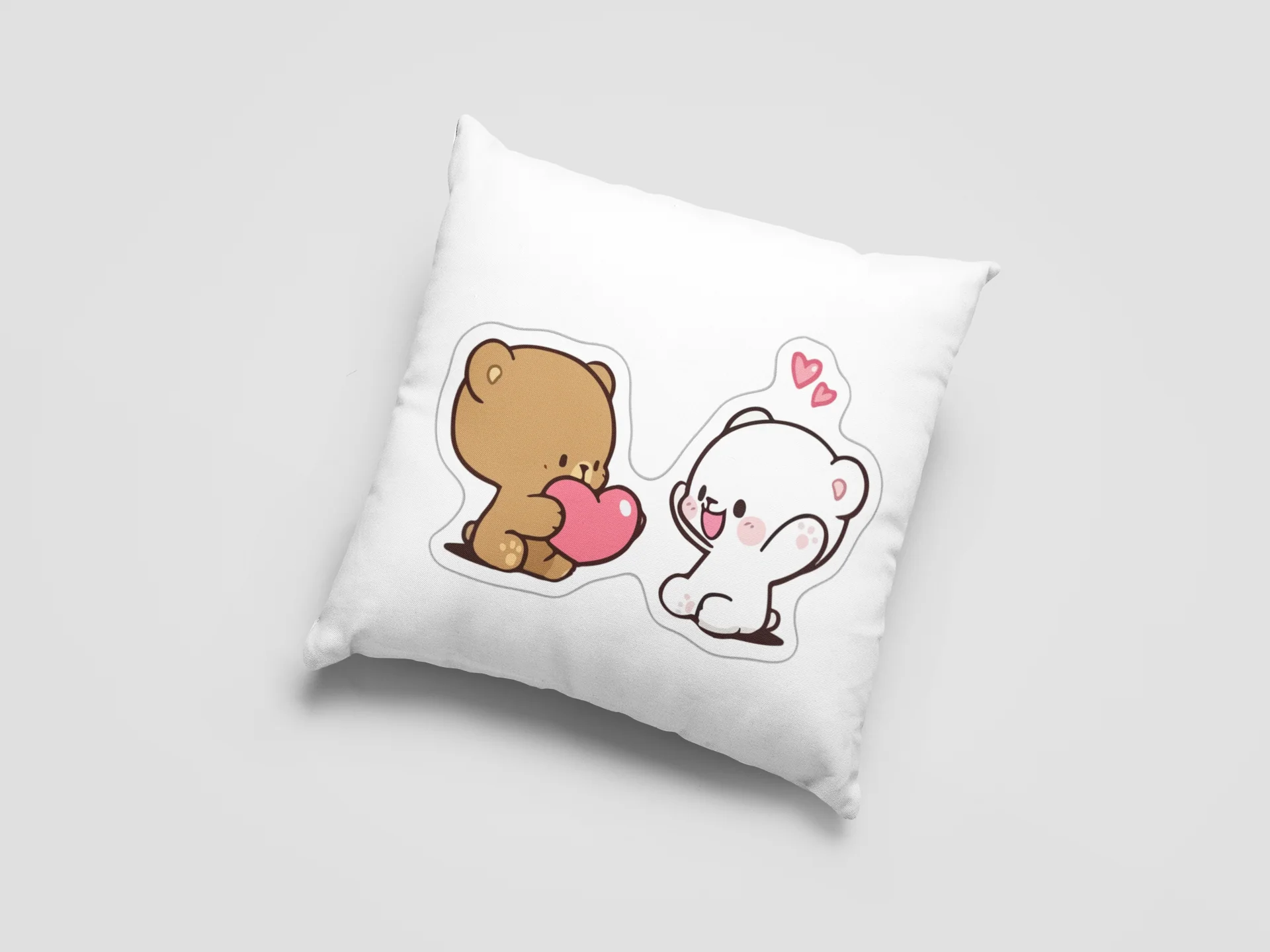 Mocha Bear Printed Cushion - Image 13