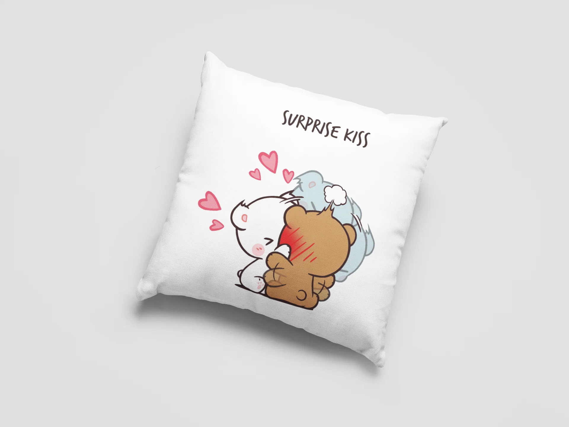 Mocha Bear Printed Cushion - Image 4