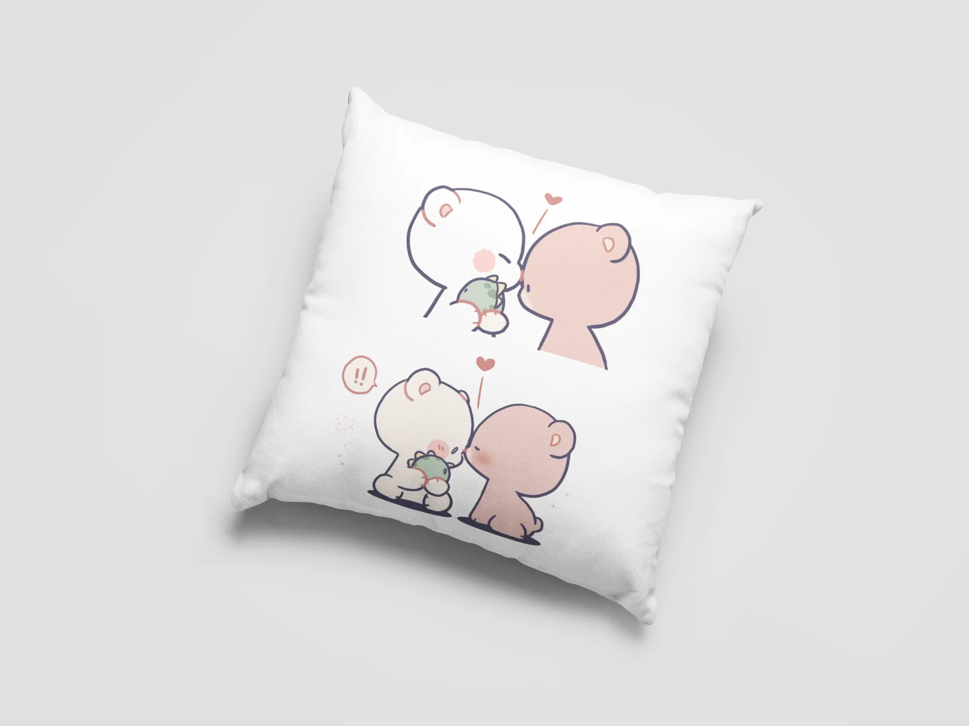 Mocha Bear Printed Cushion - Image 7