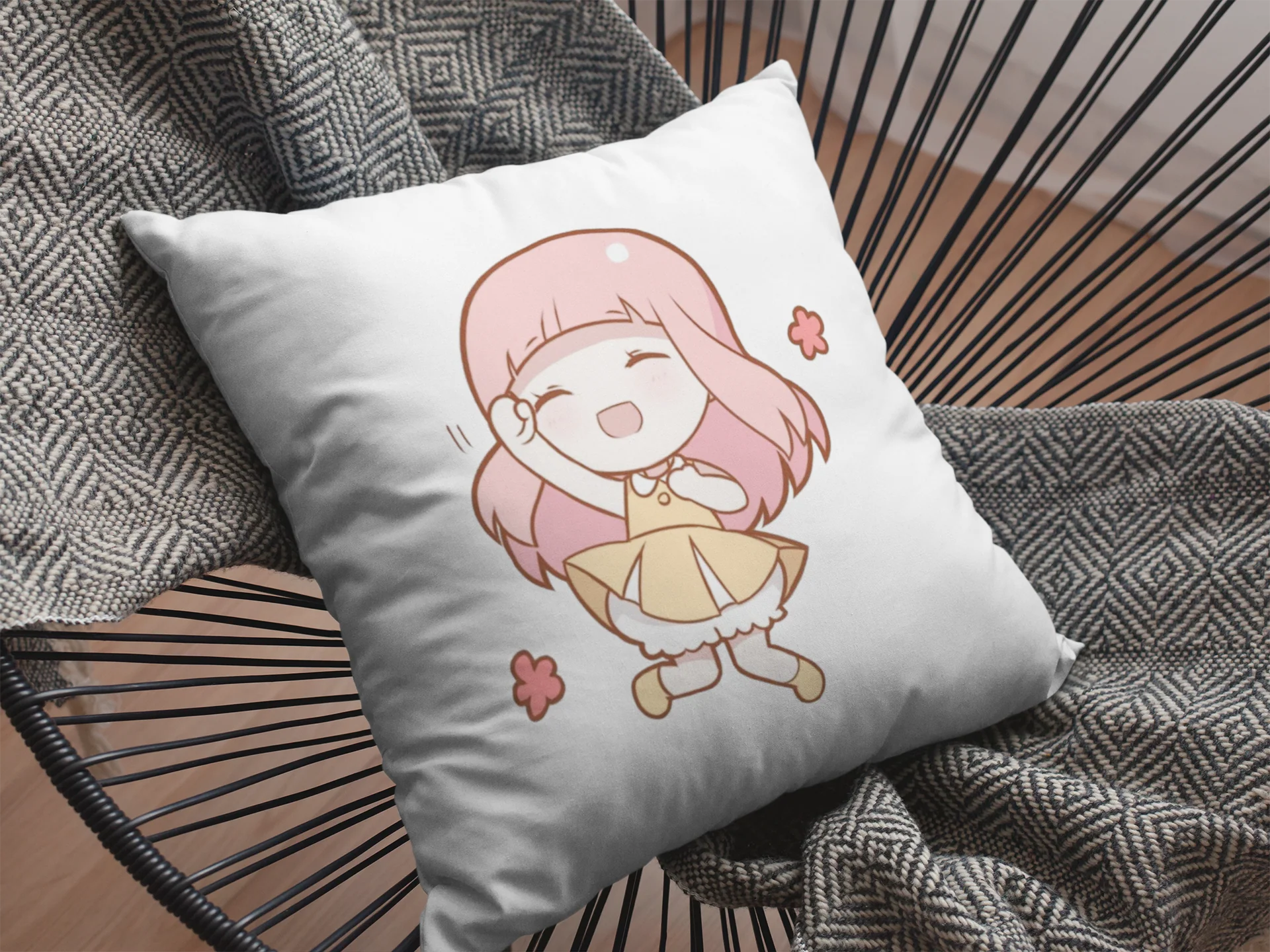 Girl Printed Cushion - Image 2