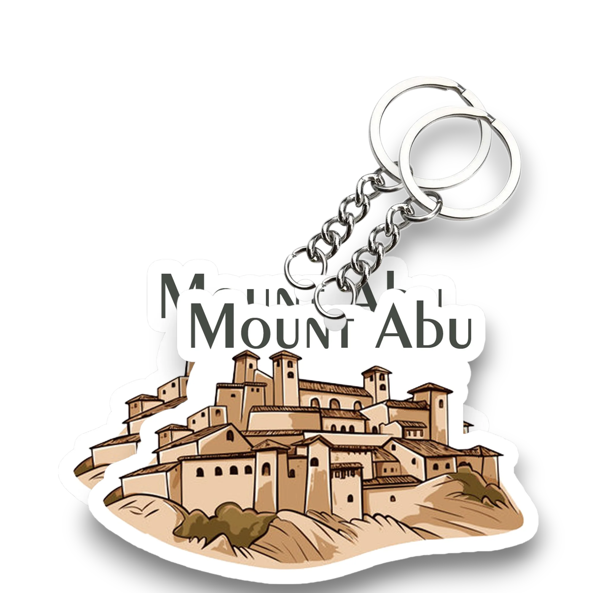 Mount abu Key chain ( Set of 2 ) - Image 2