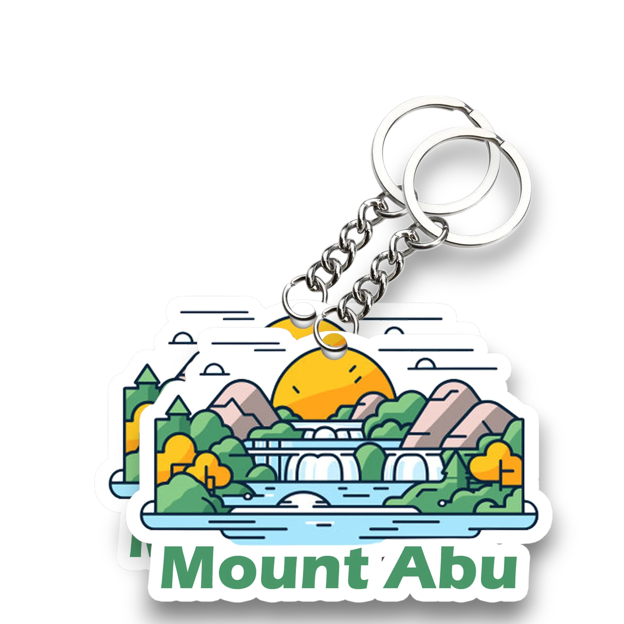Mount Abu Key chain ( Set of 2 ) - Image 2
