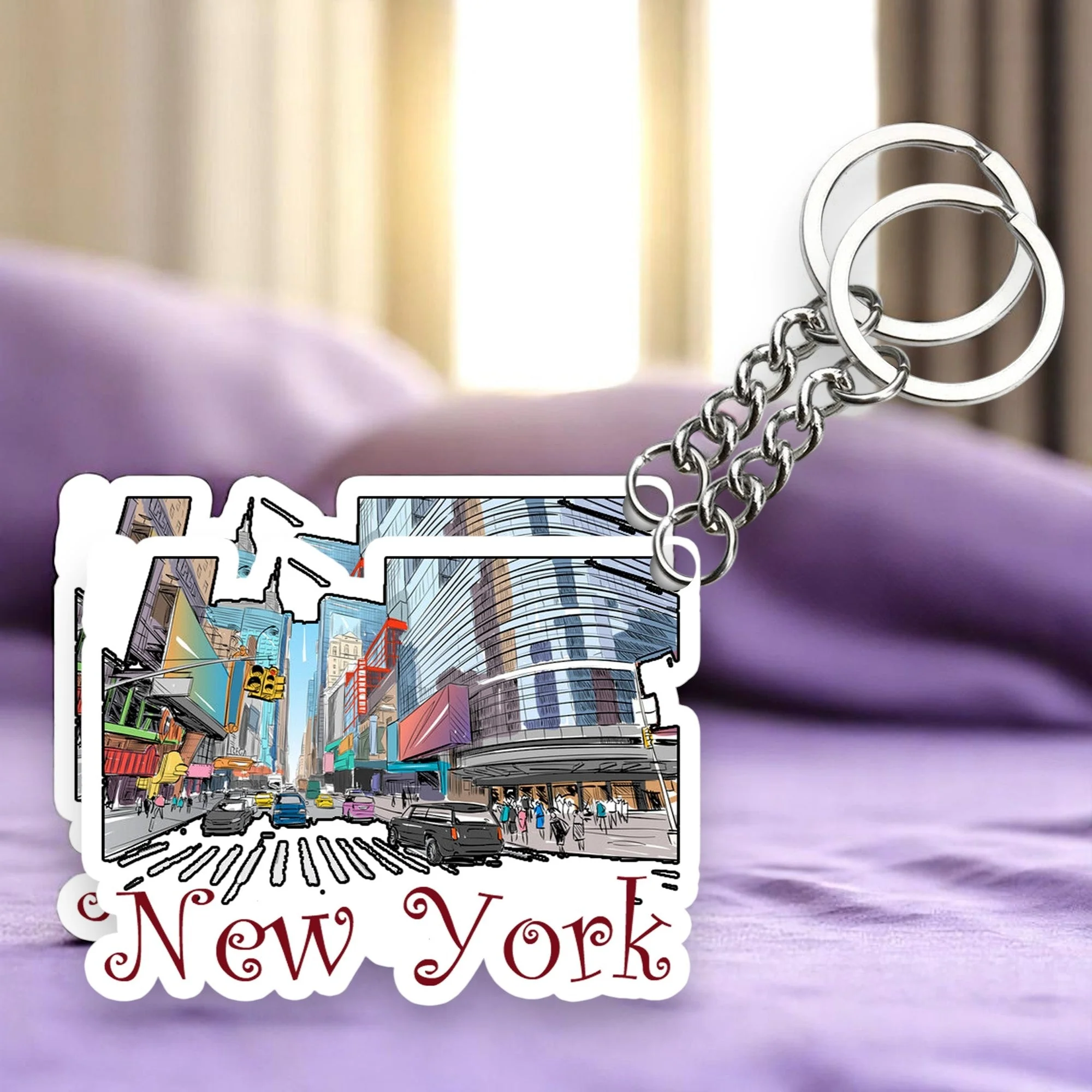 New York Key chain ( Set of 2 )