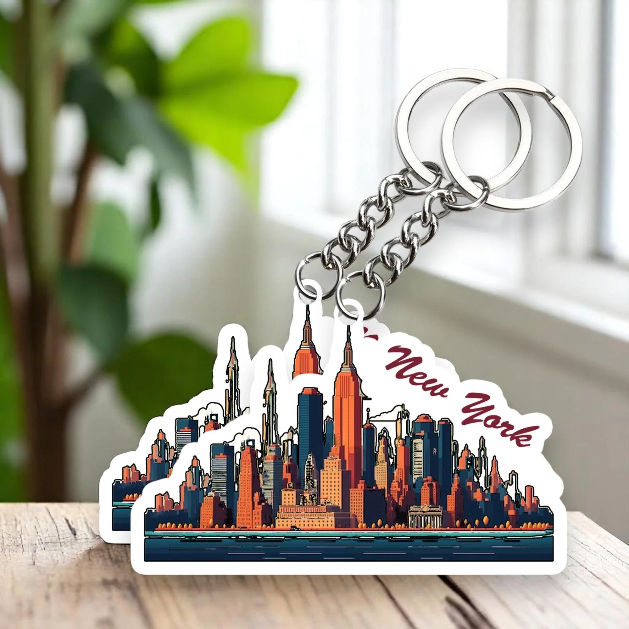 New York Key chain ( Set of 2 )