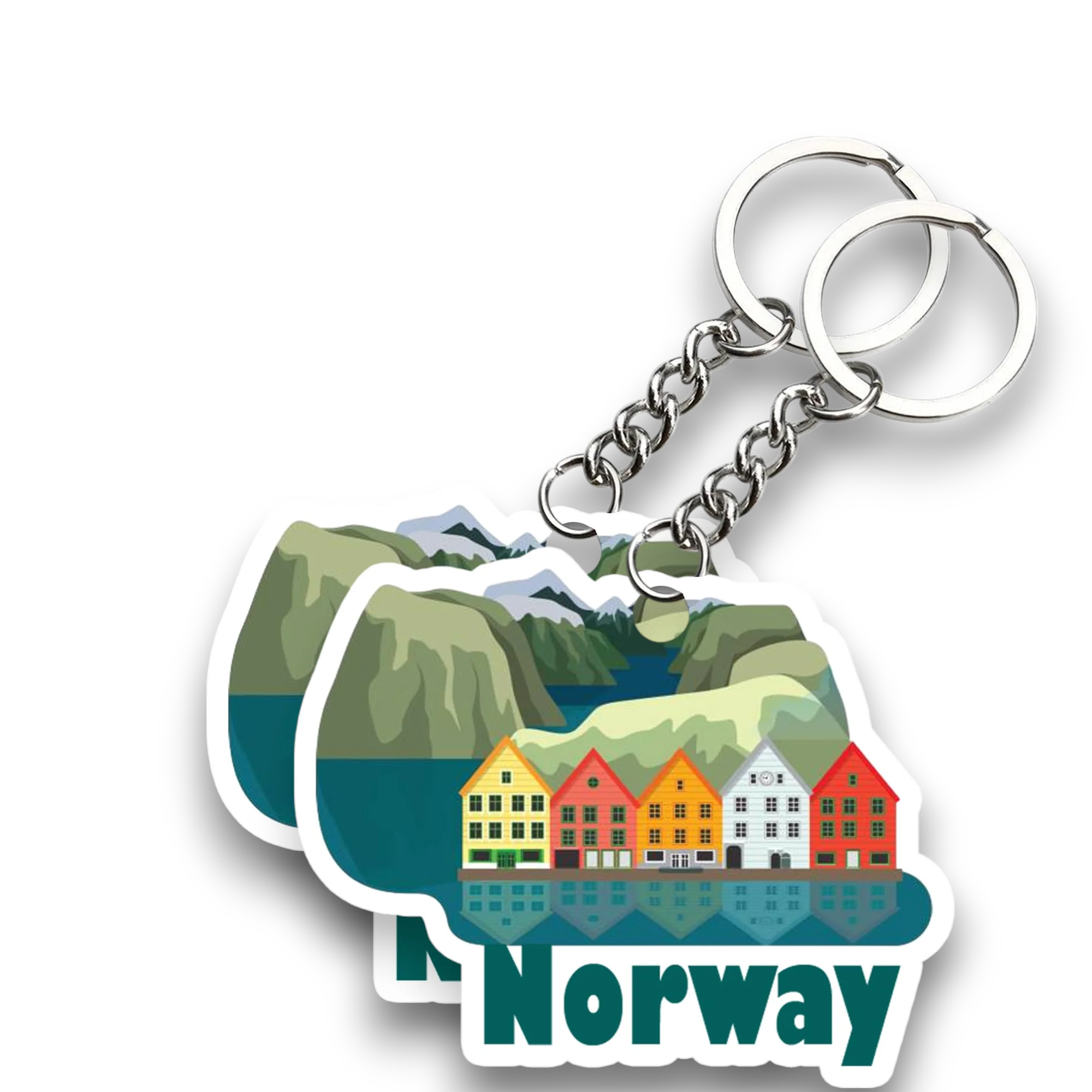 Norway Key chain ( Set of 2 ) - Image 2