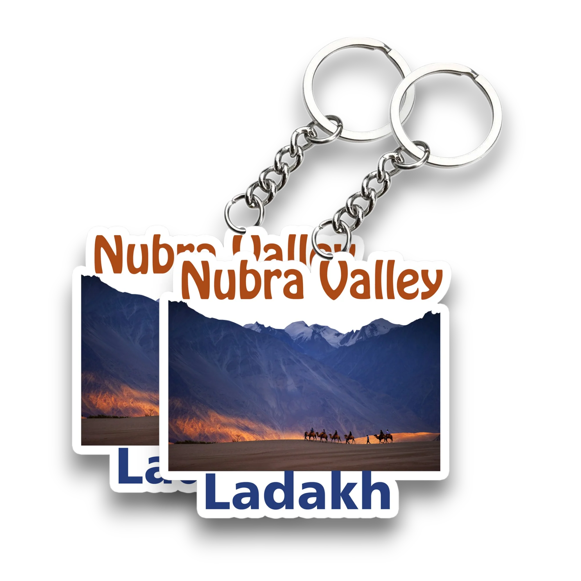 Nubra Valley Ladakh Key chain ( Set of 2 ) - Image 2