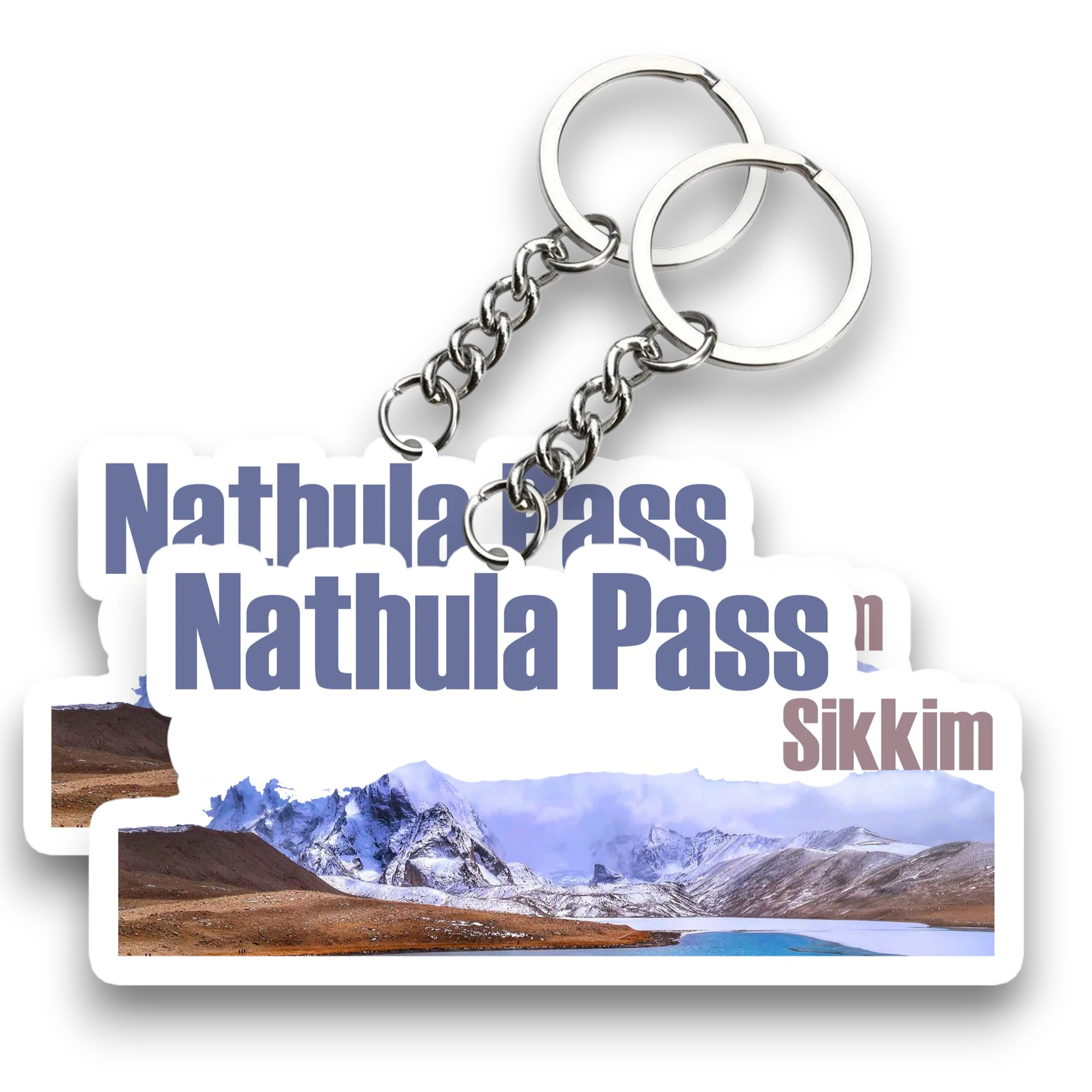 Nuthula Pass Key chain ( Set of 2 ) - Image 2