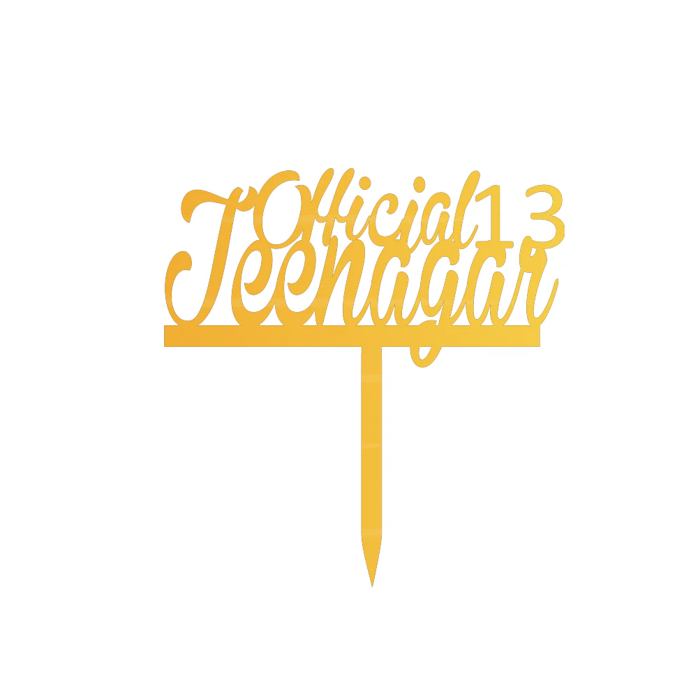 Official 13 Teenager Customize Cake Topper - Image 2