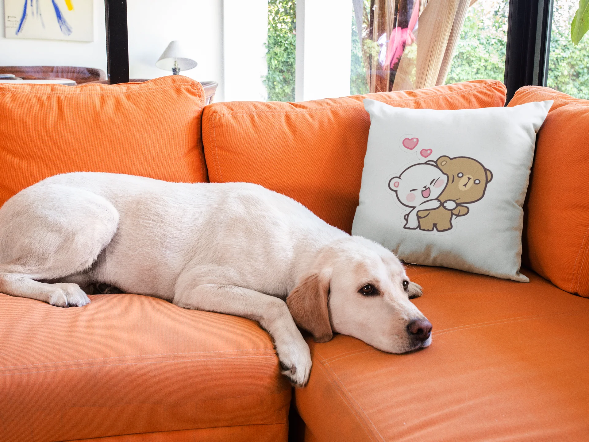 Panda Printed Cushion - Image 3