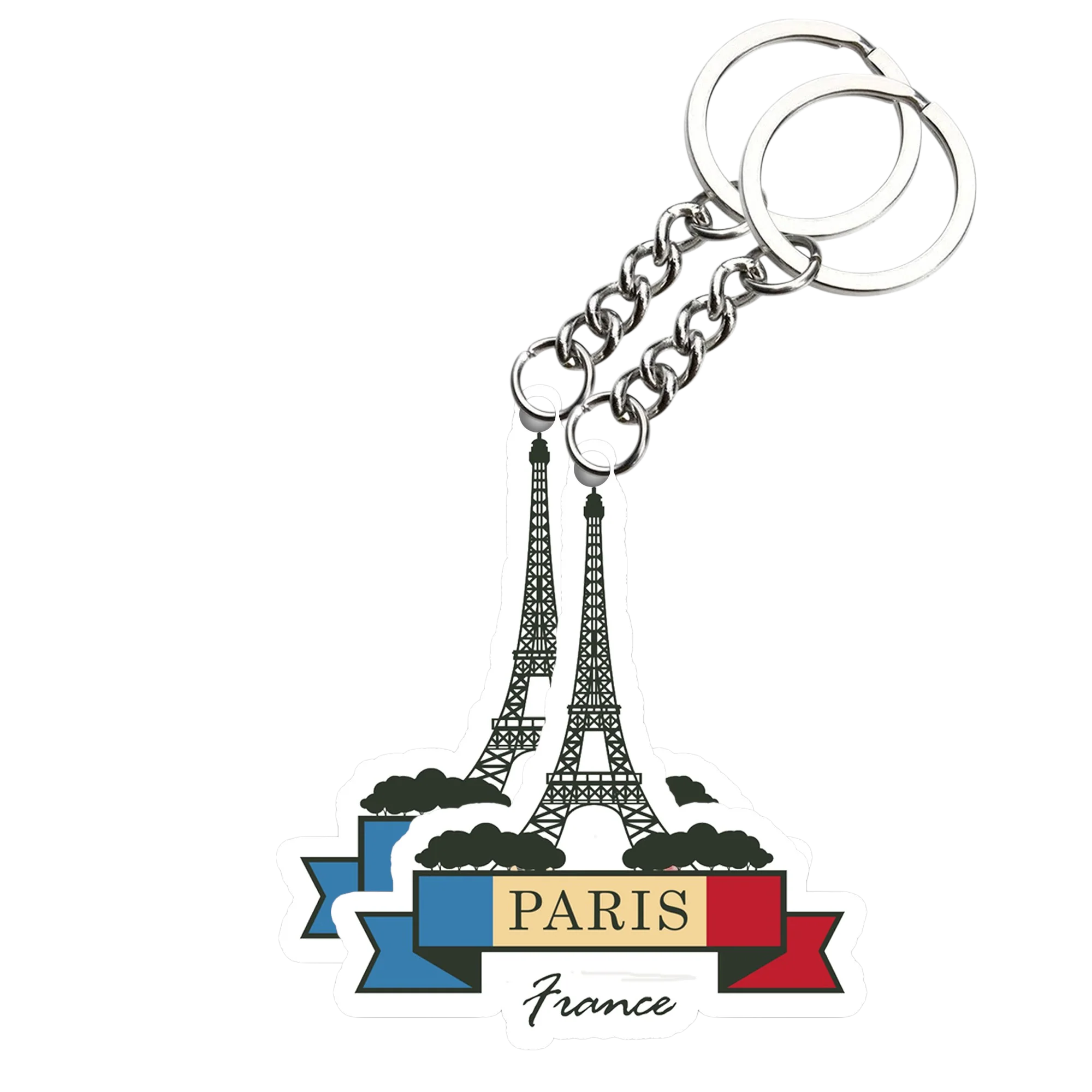 Paris Key chain ( Set of 2 ) - Image 2