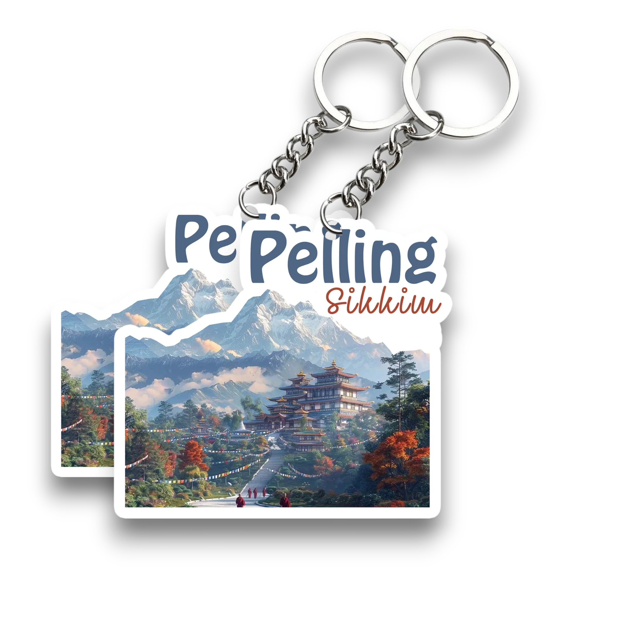 Pelling Sikkim Key chain ( Set of 2 ) - Image 2