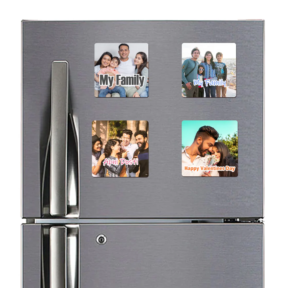 Personalized Fridge Magnet : Add Your Own Photo ( Size 7 cm ) - Image 4