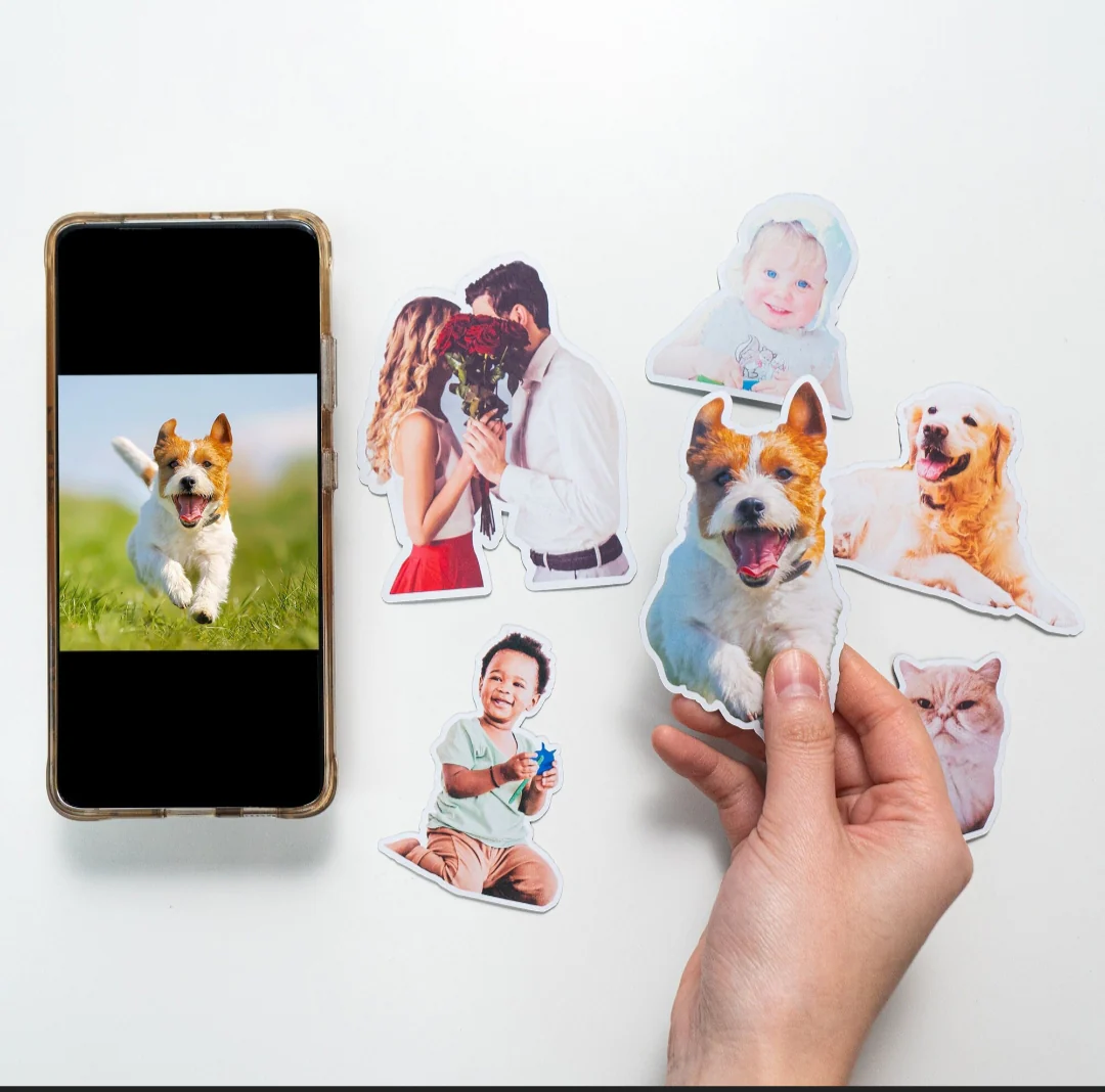Personalized Fridge Magnet : Add Your Own Photo ( Size 7 cm ) - Image 9