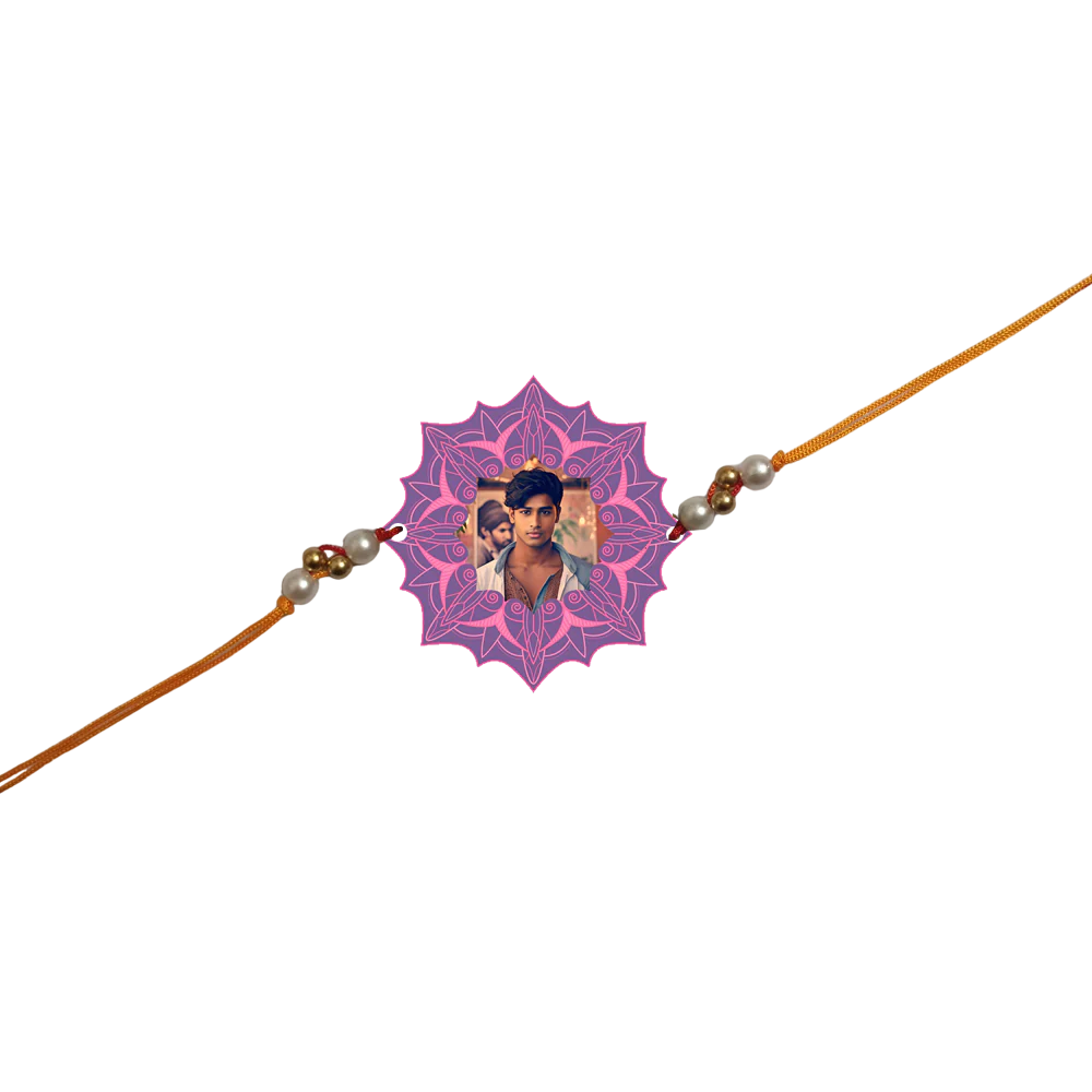 Photo Rakhi ( Customized / Personalized ) Beautiful Printed Rakhi - Image 2