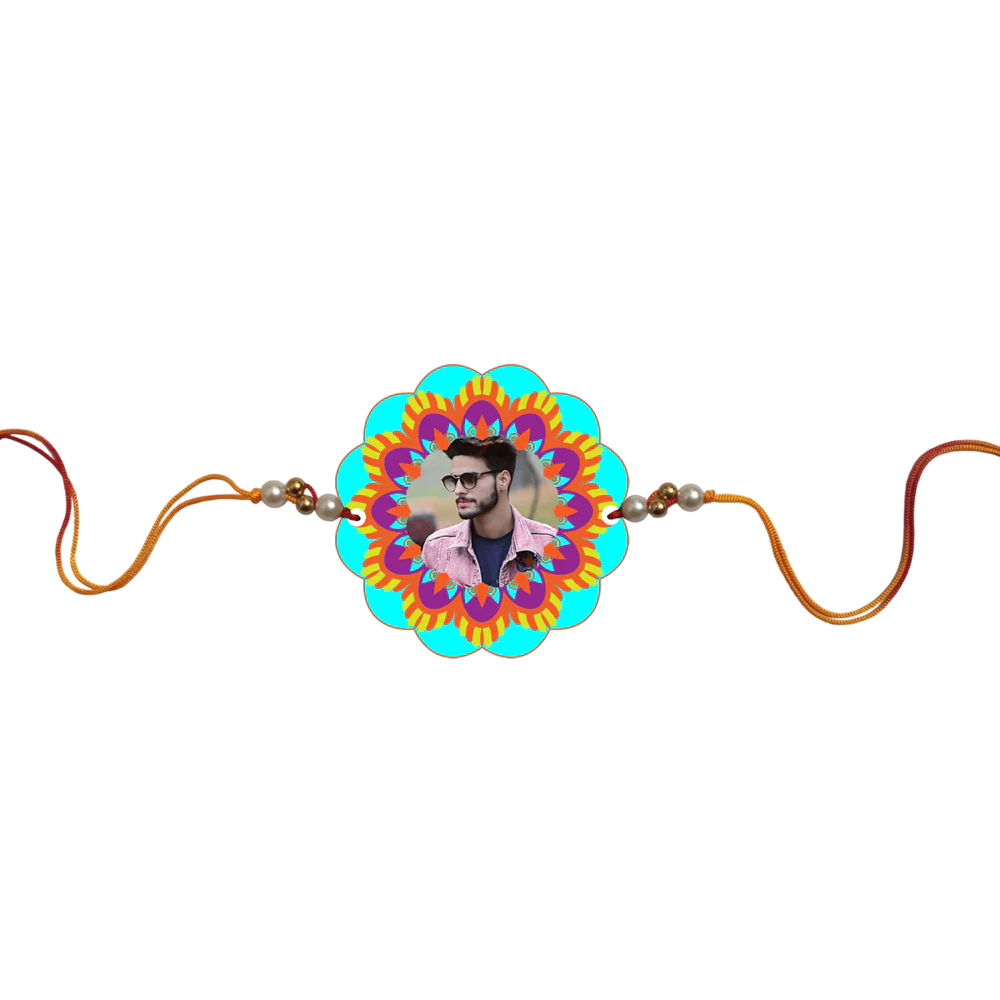 Photo Rakhi ( Customized / Personalized / Brother Photo Rakhi - Image 2