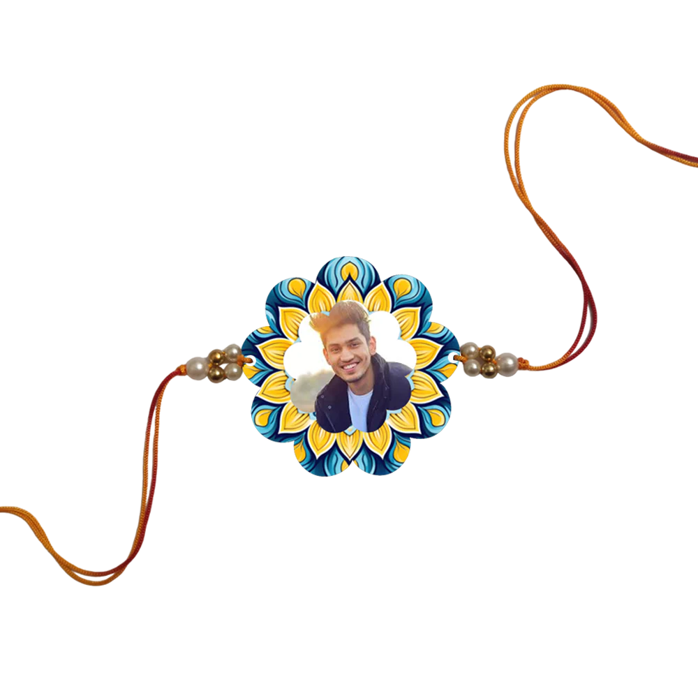 Photo Rakhi ( Customized / Personalized ) Elegant Rakhi - Image 2